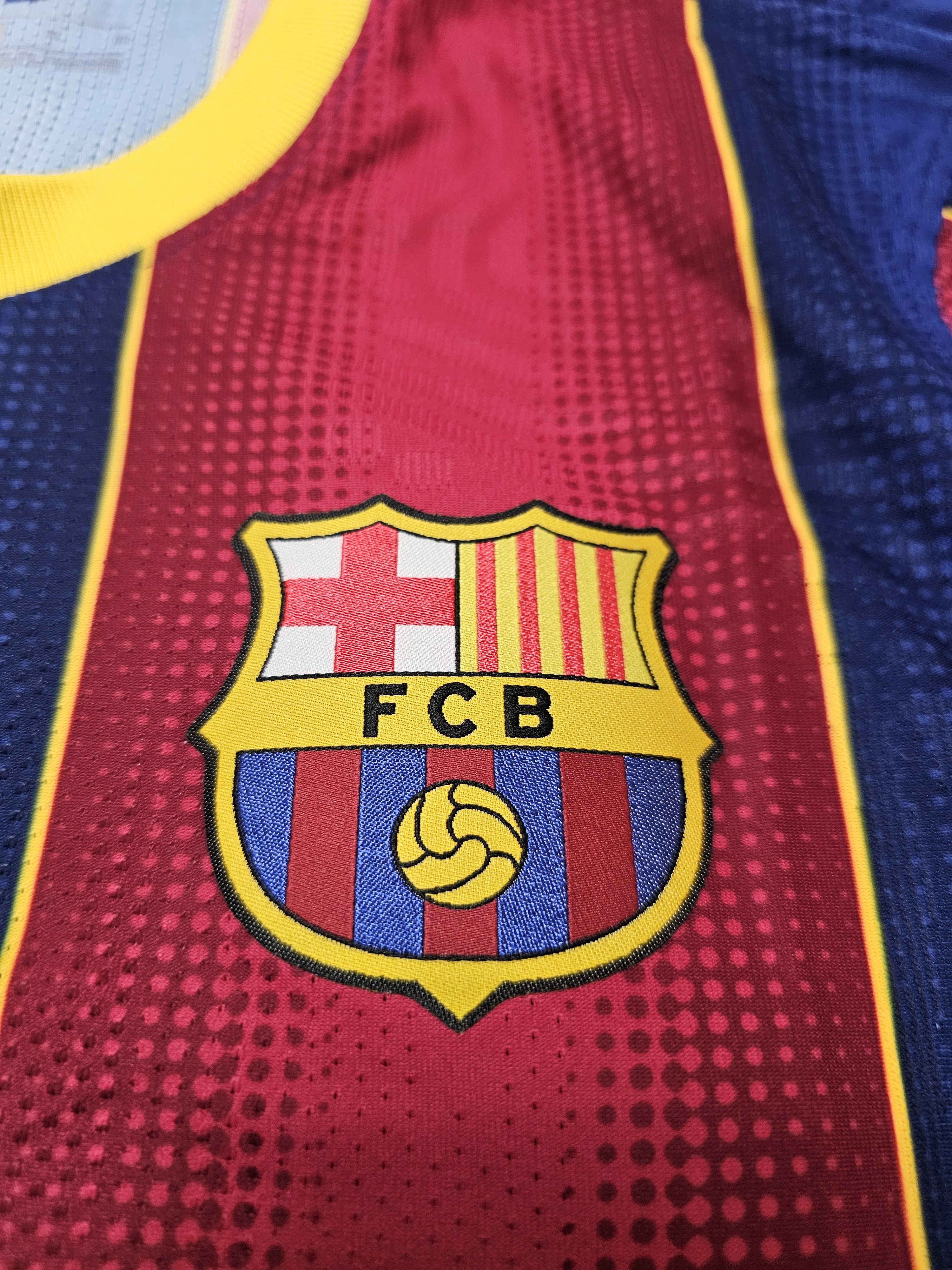 All Sport × Nike BARCELONA 2020 2021 PLAYER ISSUE FOOTBALL LONG SOCCER JERSEY Size US M / EU 48-50 / 2 - 4 Thumbnail