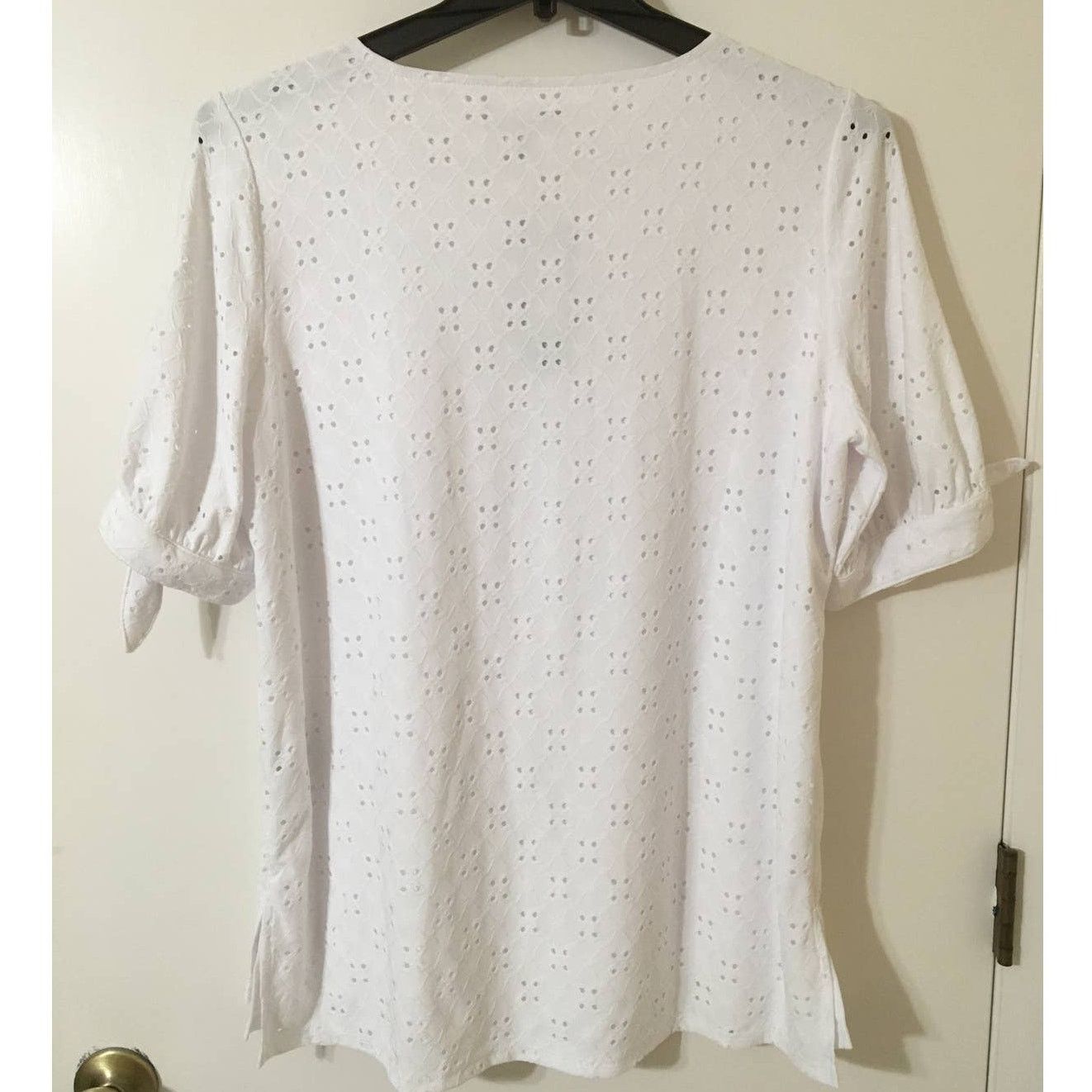 Other NWT Slim Factor by Investments Small Women’s Top White Hi Lo Size S / US 4 / IT 40 - 3 Thumbnail