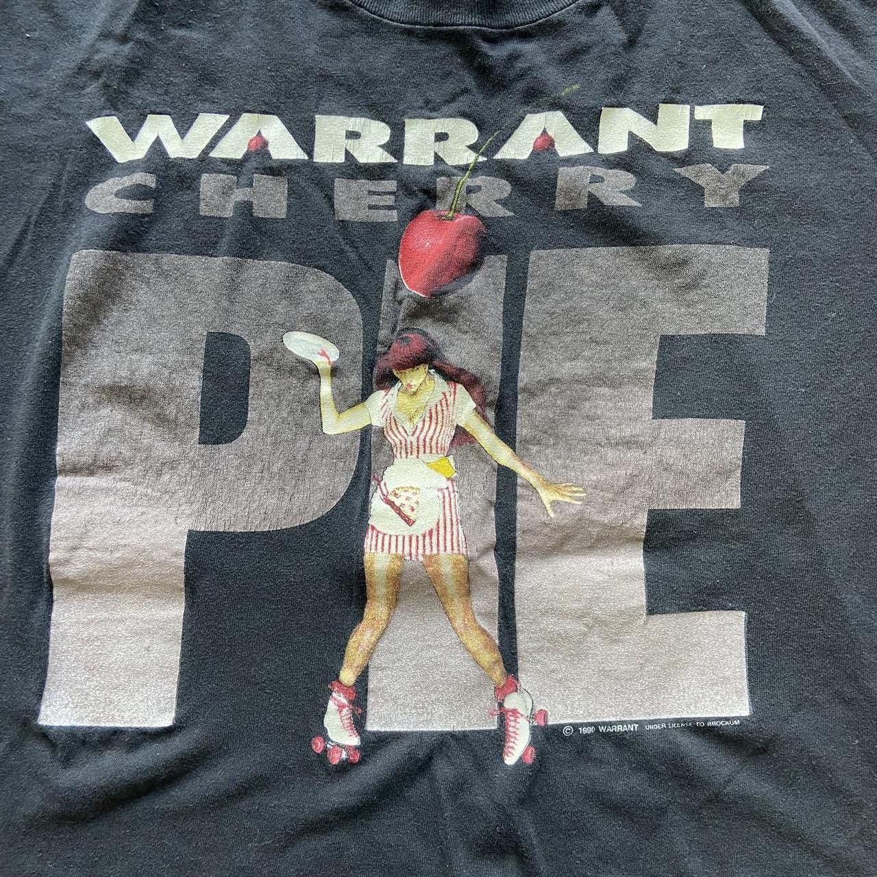 Brockum 1990 Warrant Cherry Pie Tour Shirt Size US M / EU 48-50 / 2 - 3 Thumbnail