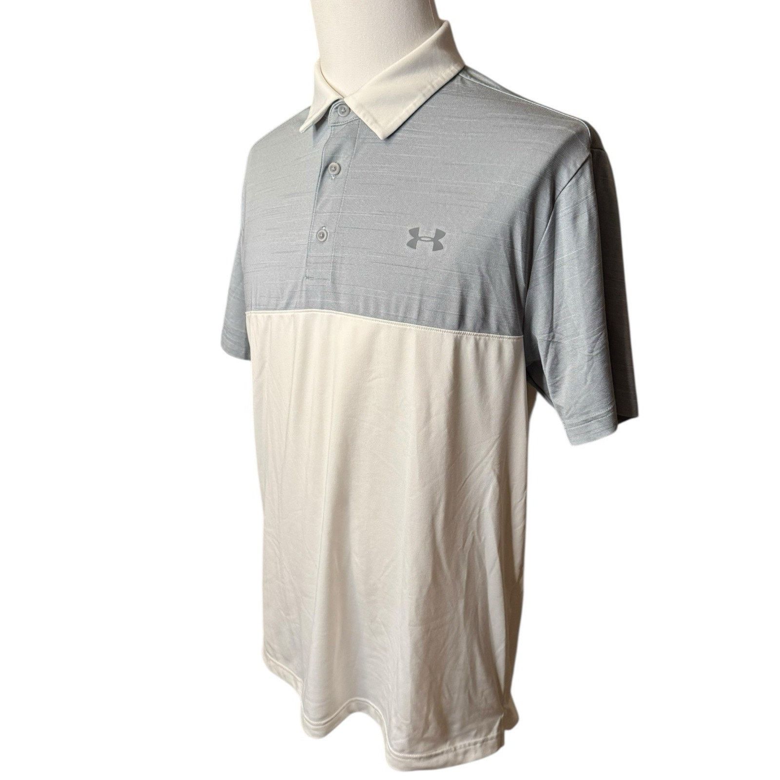 Under Armour Two Under Armour Heat Gear Polo Golf Shirts Loose Fit Large Size US L / EU 52-54 / 3 - 2 Thumbnail