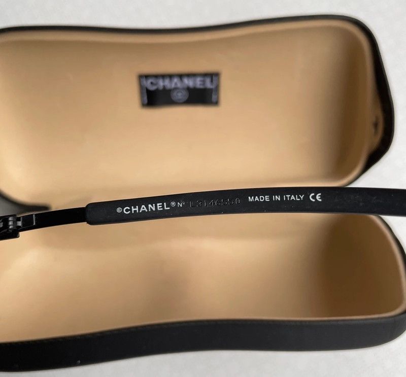 Chanel ⚡️Chanel Sunglasses 4066 B Rhinestone CC Logo Rimless 4017-D Size ONE SIZE - 12 Thumbnail