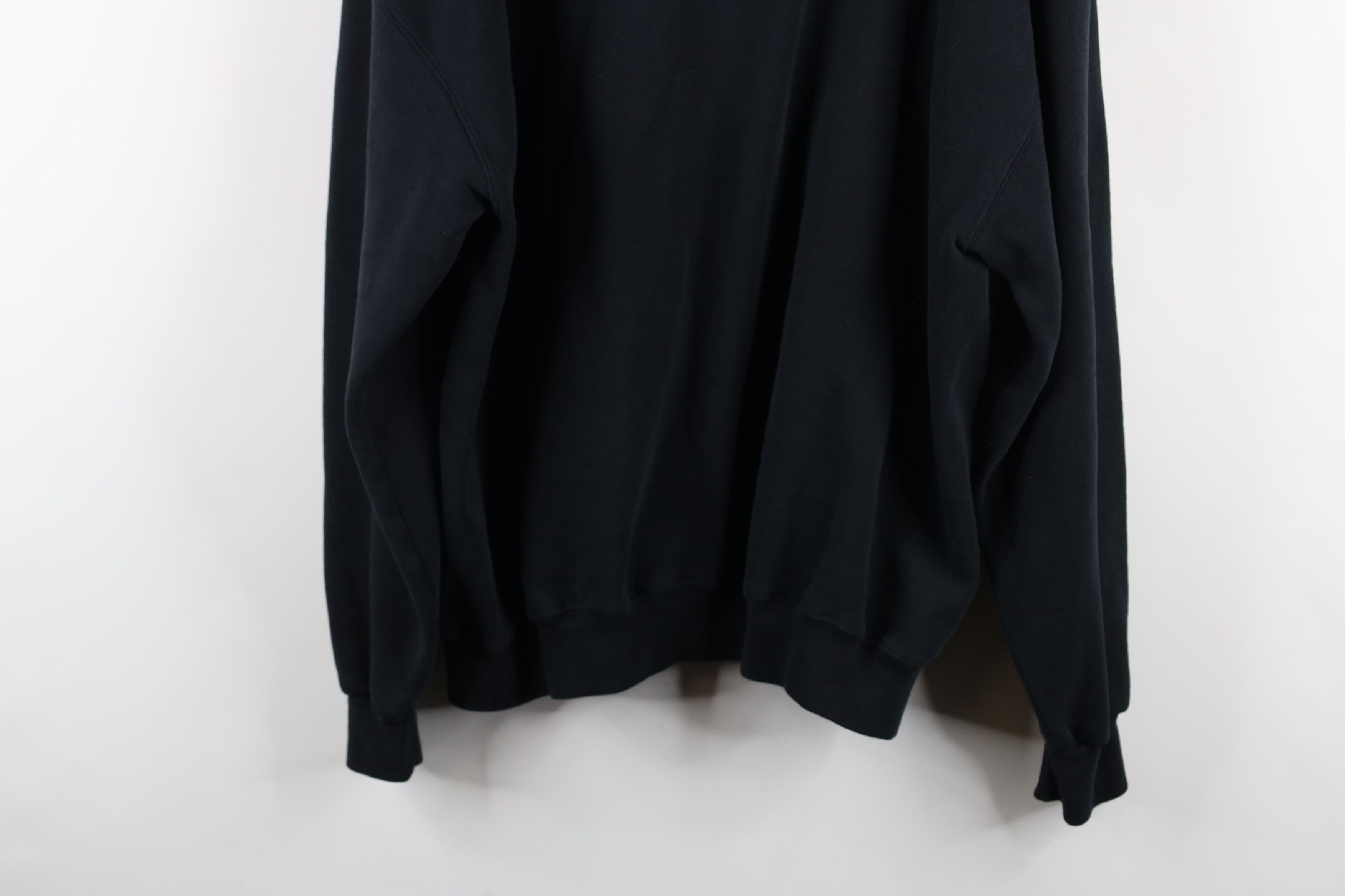 Russell Athletic Vintage 90s Russell Athletic Blank Crewneck Sweatshirt Black Size US XXL / EU 58 / 5 - 13 Thumbnail