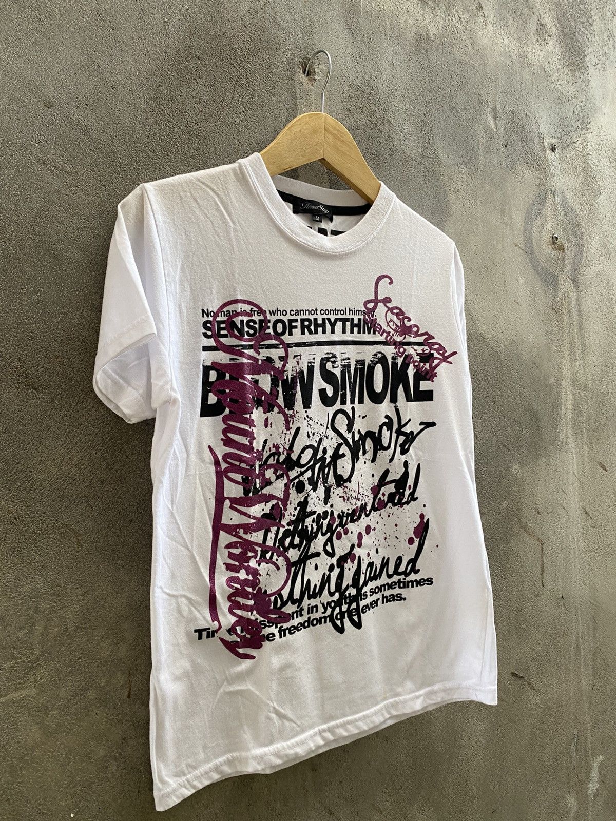 If Six Was Nine × Japanese Brand × Le Grande Bleu (L.G.B.) 2000s Japanese Poem TimeStep Style Size US M / EU 48-50 / 2 - 3 Thumbnail