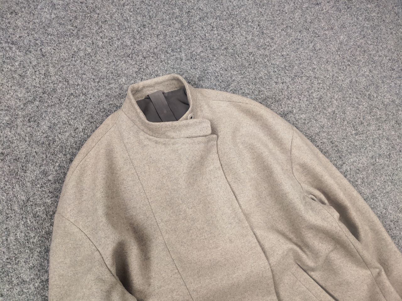 Brunello Cucinelli Brunello Cucinelli Wool Cashmere Blend Beige Coat Mid Jacket Size M / US 6-8 / IT 42-44 - 5 Thumbnail