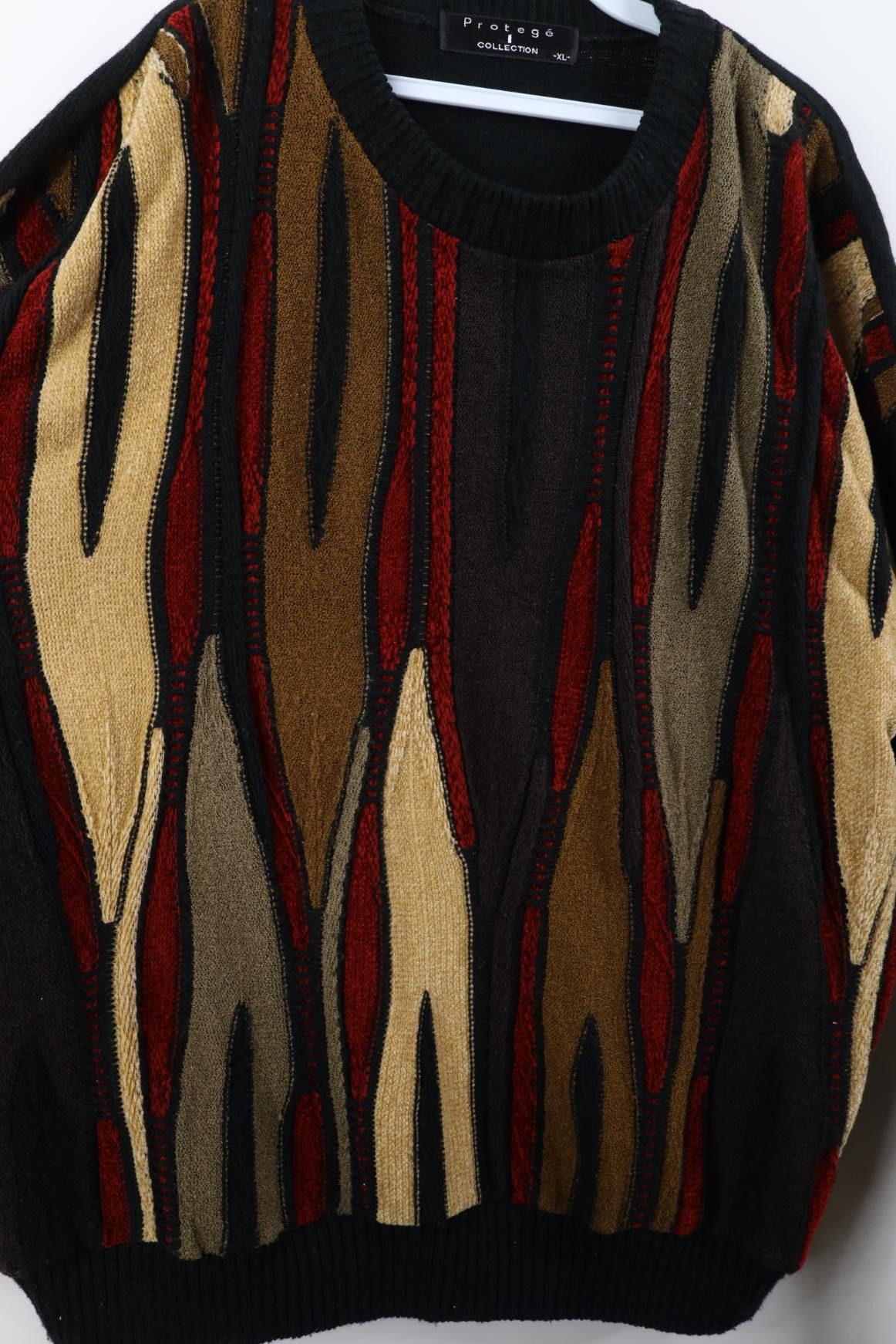Vintage Vintage 90s Coogi Style Biggie Smalls Knit Sweater USA Size US XL / EU 56 / 4 - 4 Thumbnail
