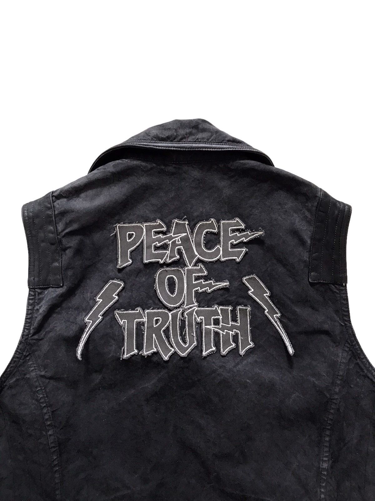 Roar ROAR Japan Peace Of Truth Faded Black With Leather Vest Size US S / EU 44-46 / 1 - 3 Thumbnail