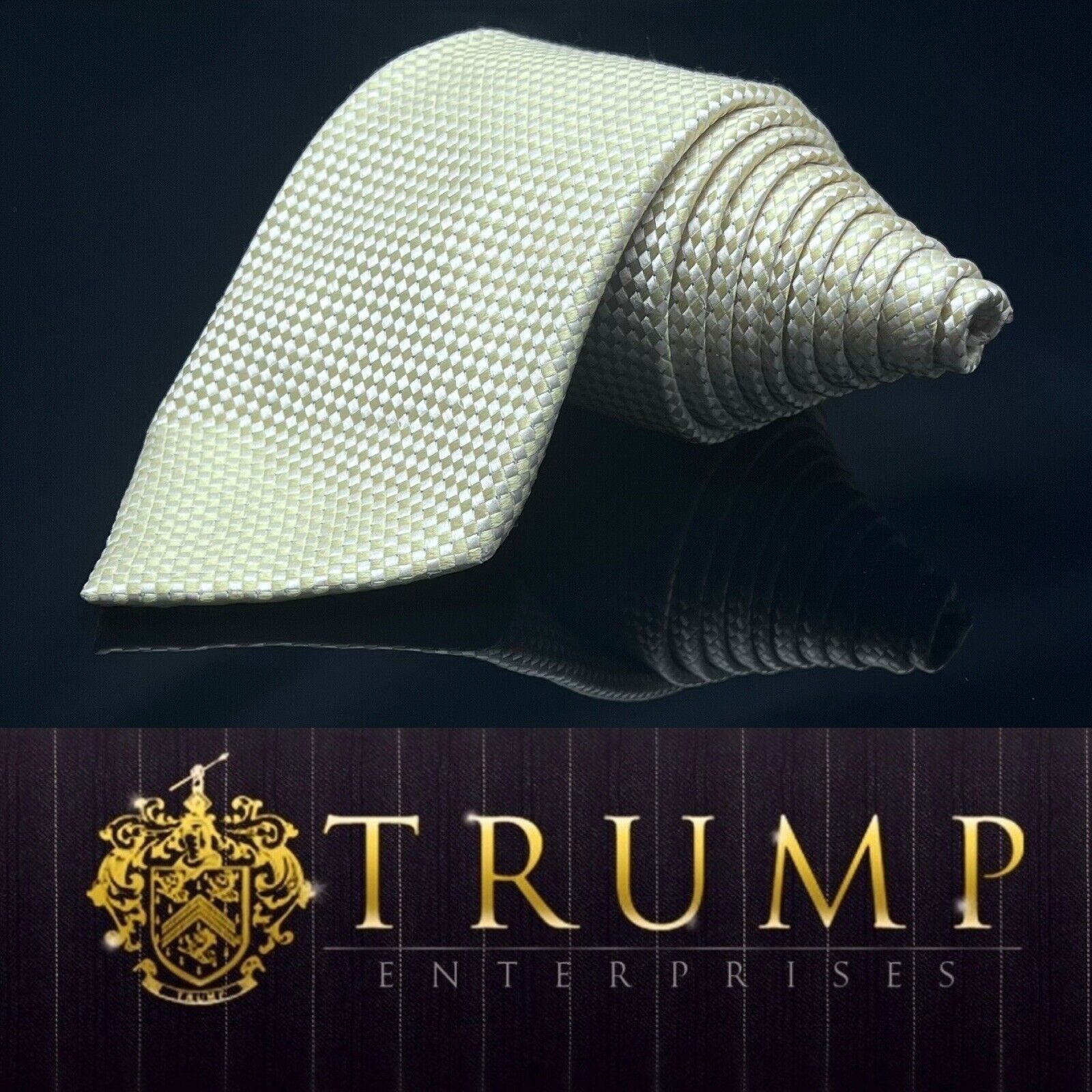 Donald Trump DONALD J. TRUMP White Tie Width 4” Length 59.5” Size ONE SIZE - 1 Thumbnail