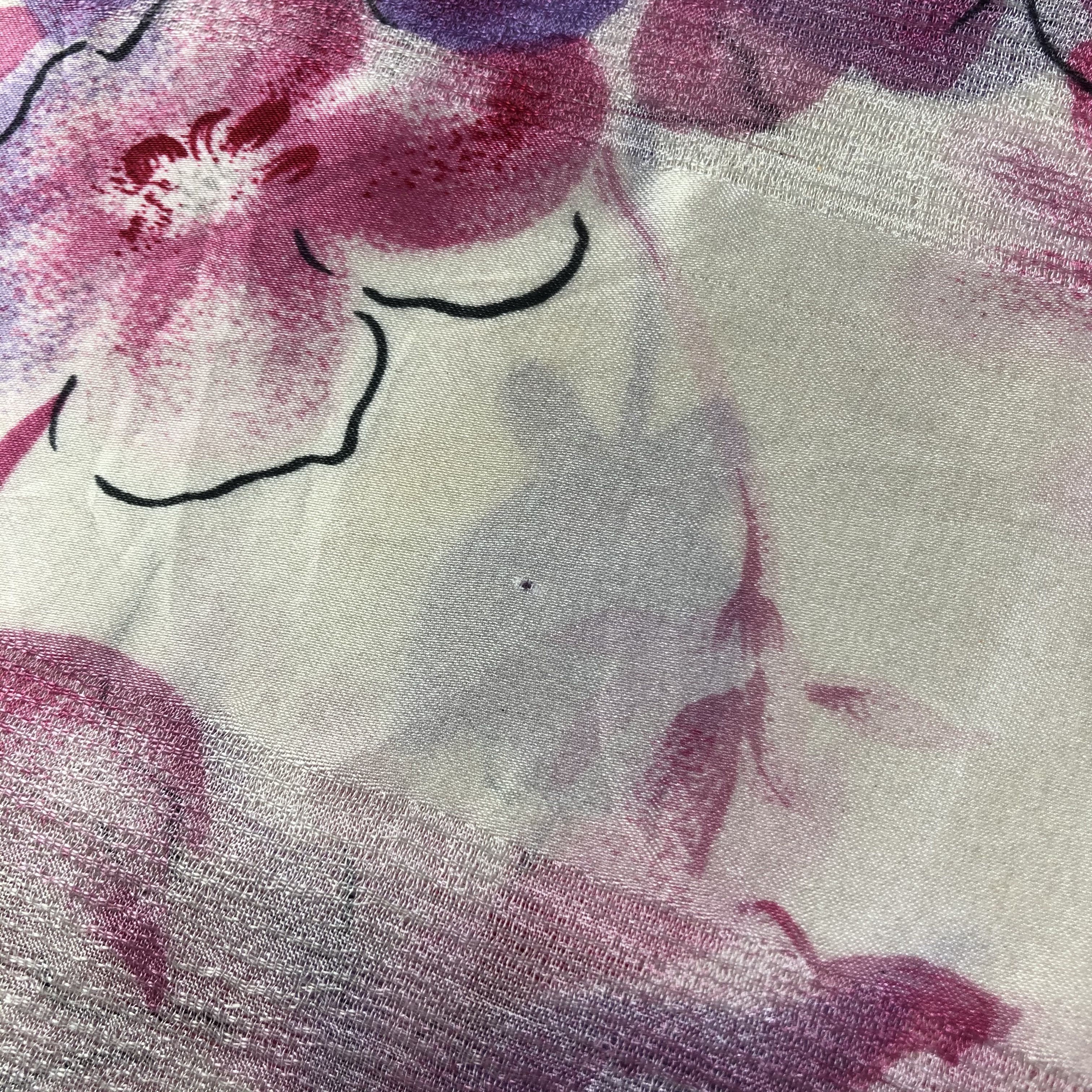 Nina Ricci × Vintage Vintage Nina Ricci Silk Scarf Size ONE SIZE - 6 Thumbnail