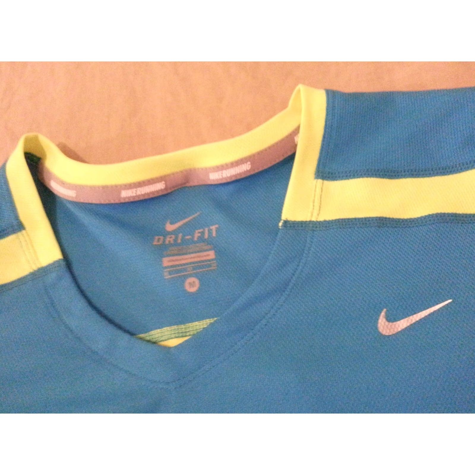 Nike VINTAGE or Nike Shirt M Medium Blue Athletic Gym Workout Running Blouse Size M / US 6-8 / IT 42-44 - 3 Thumbnail