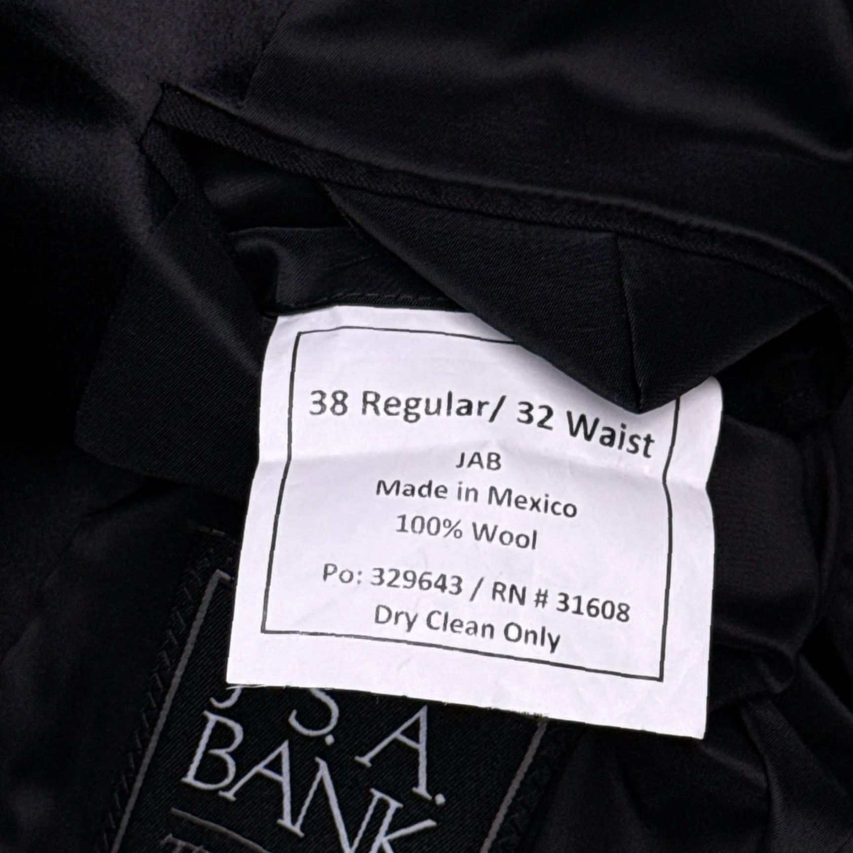 Jos. A. Bank Jos A Bank Traveler Tuxedo Suit 38 Regular Black 32 Waist Pants 2 Piece Formal Shirt? Size 38R - 7 Thumbnail