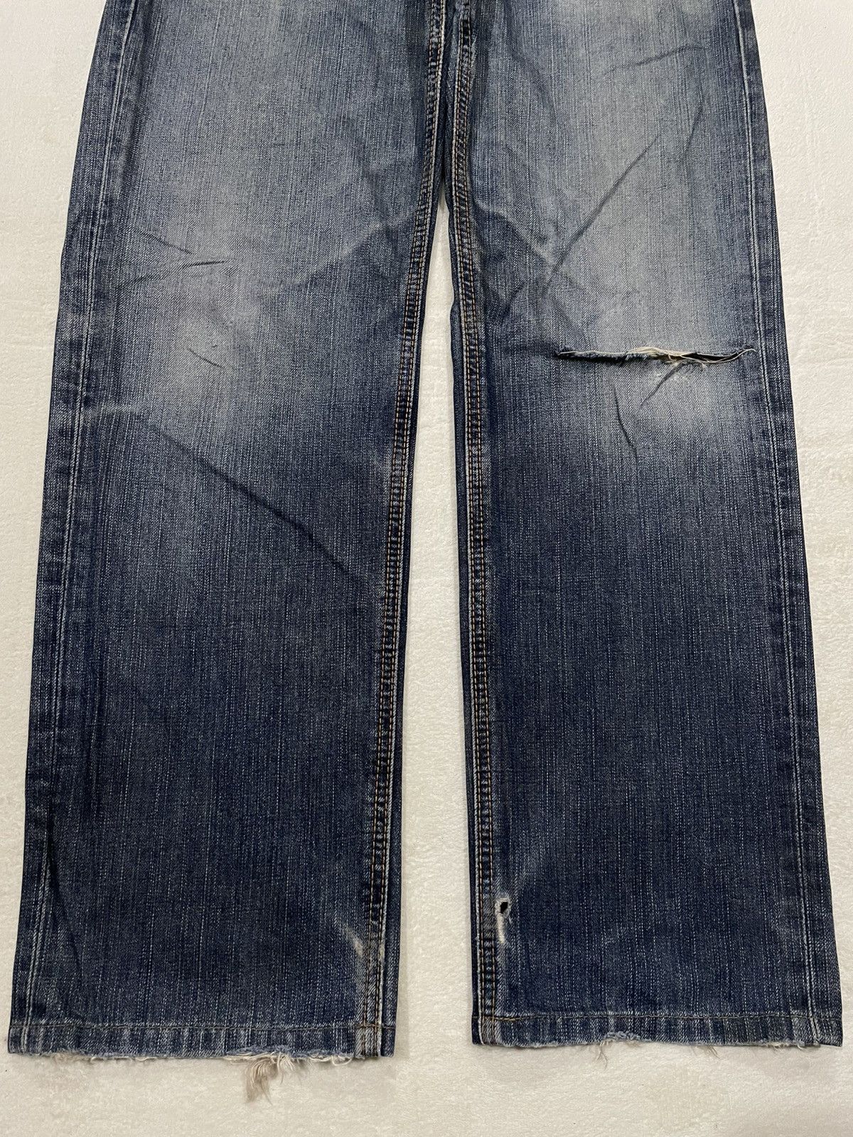 Edwin Vintage Edwin 503 Japanese Brand Distressed Mudwash Faded Size US 33 - 3 Thumbnail