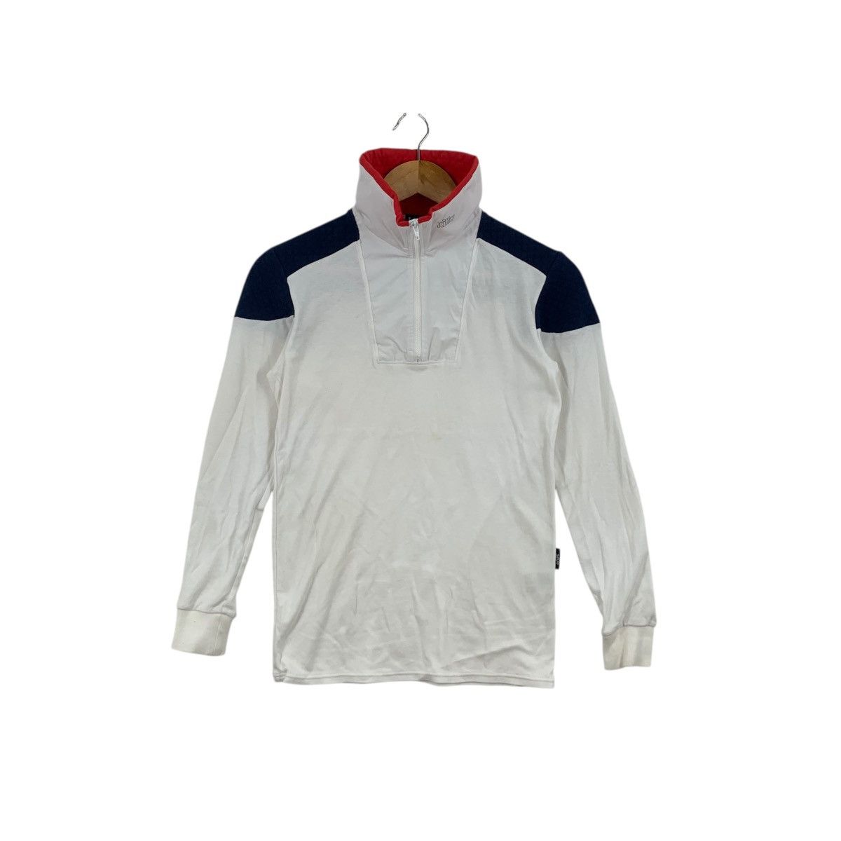 Asics Vintage 90s ASICS KILLY JAPAN Half Zipper Sweater Tee Shirt Size XXS / US 00 / IT 34 - 1 Thumbnail