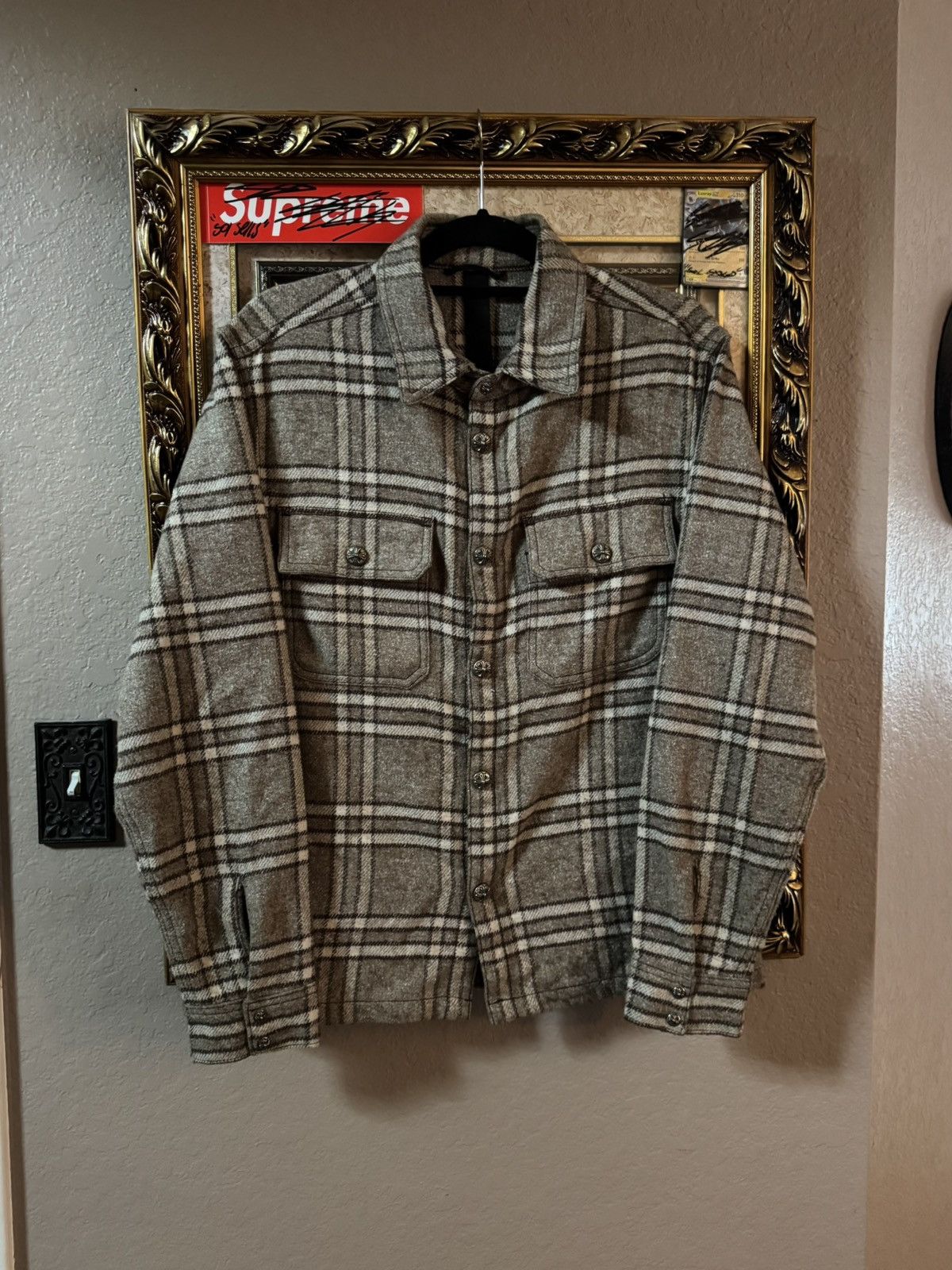 Chrome Hearts Chrome Hearts Workdog Button Up Flannel Size US M / EU 48-50 / 2 - 1 Thumbnail