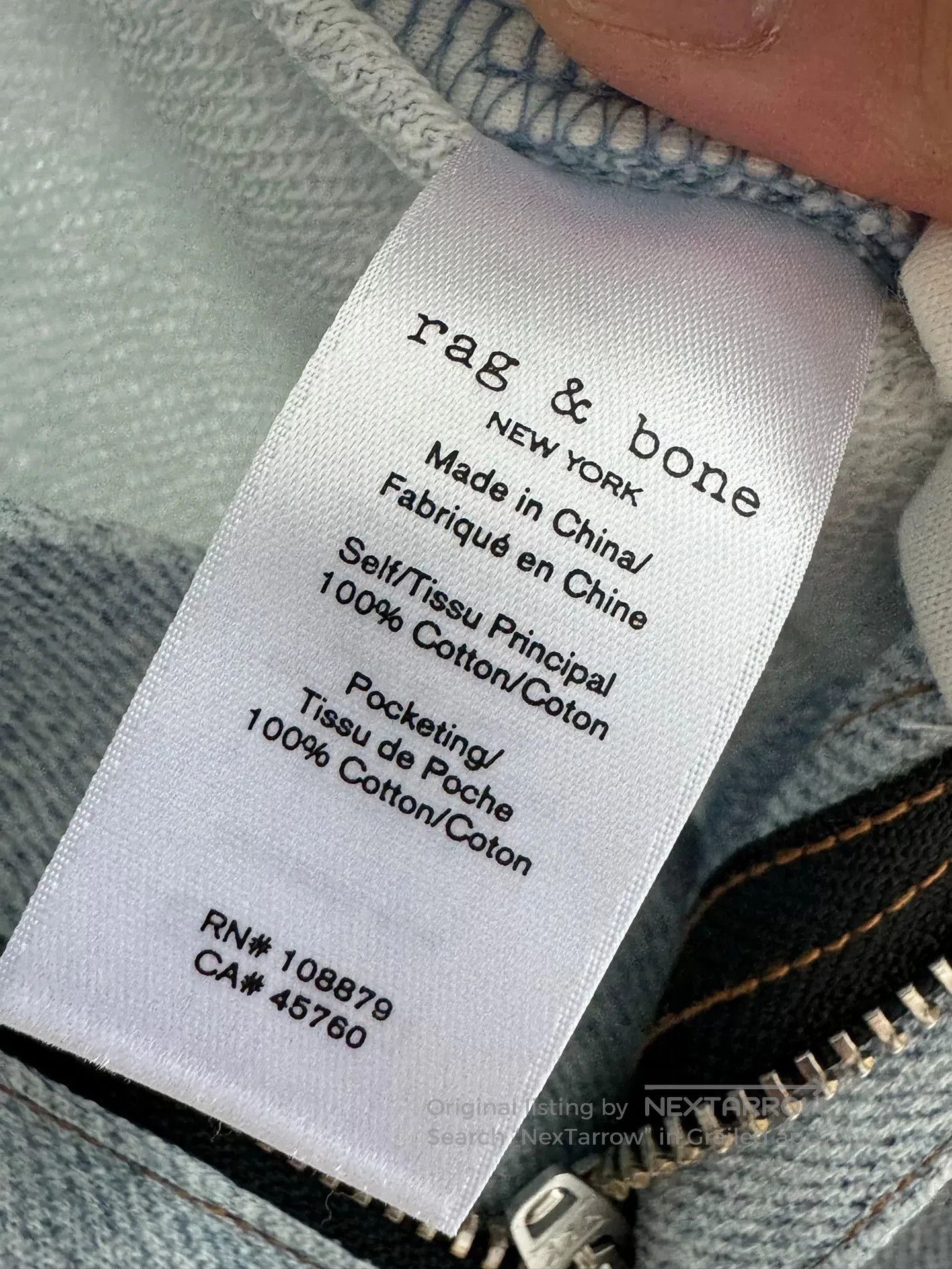 Rag & Bone rag & bone Washed Wide-Leg Jeans. Size 24" / US 00 / IT 34 - 5 Thumbnail