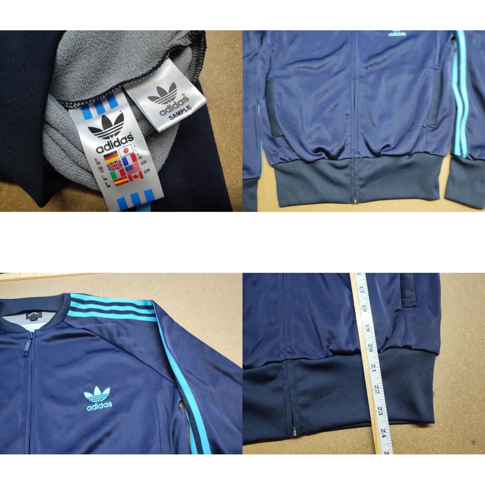 Adidas Adidas Jacket Womens Size 38 Blue Full Zip Vintage Track Jacket Trefoil Superstar Size XS / US 0-2 / IT 36-38 - 8 Thumbnail