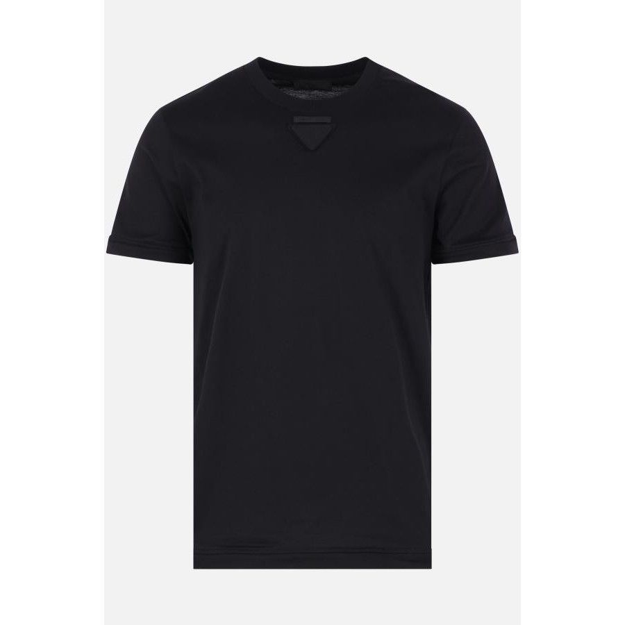 Prada PRADA Shapeable Black Cotton T-Shirt New & Authentic (Men's Size US M / EU 48-50 / 2 - 1 Thumbnail