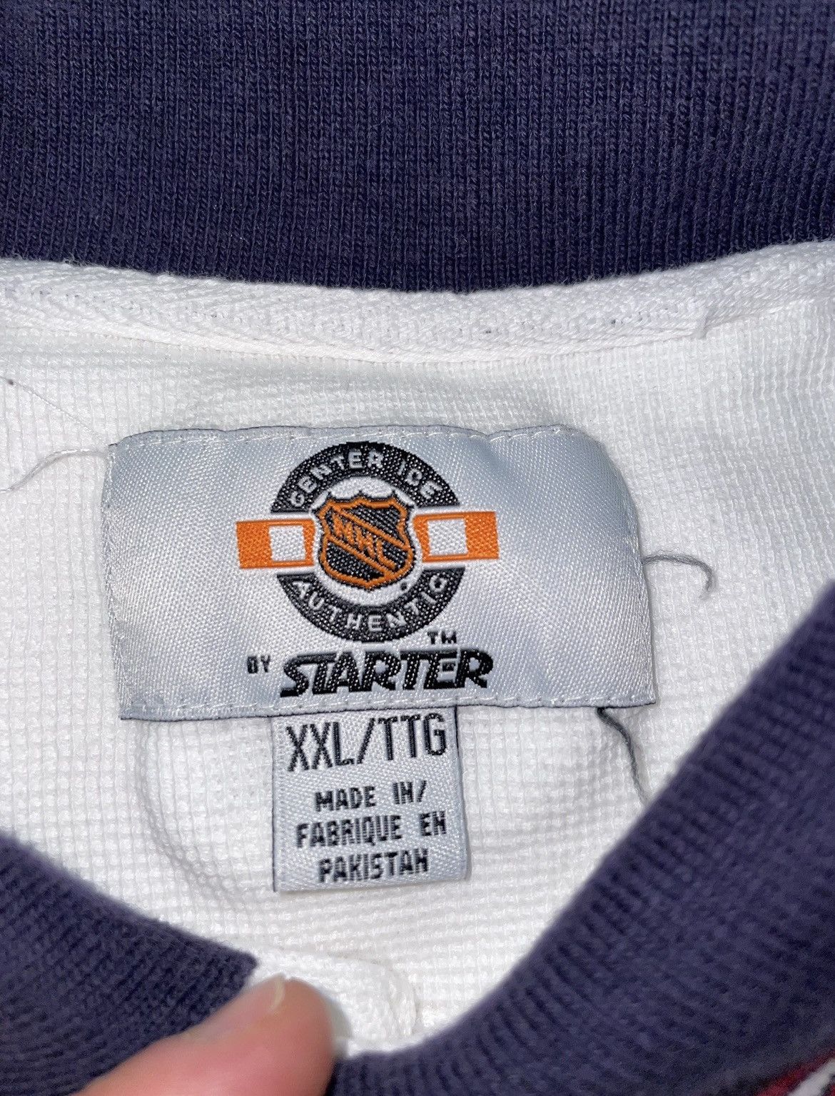NHL × Vintage Vintage NHL Starter Vancouver Canucks Polo Shirt Size XXL Size US XXL / EU 58 / 5 - 5 Thumbnail