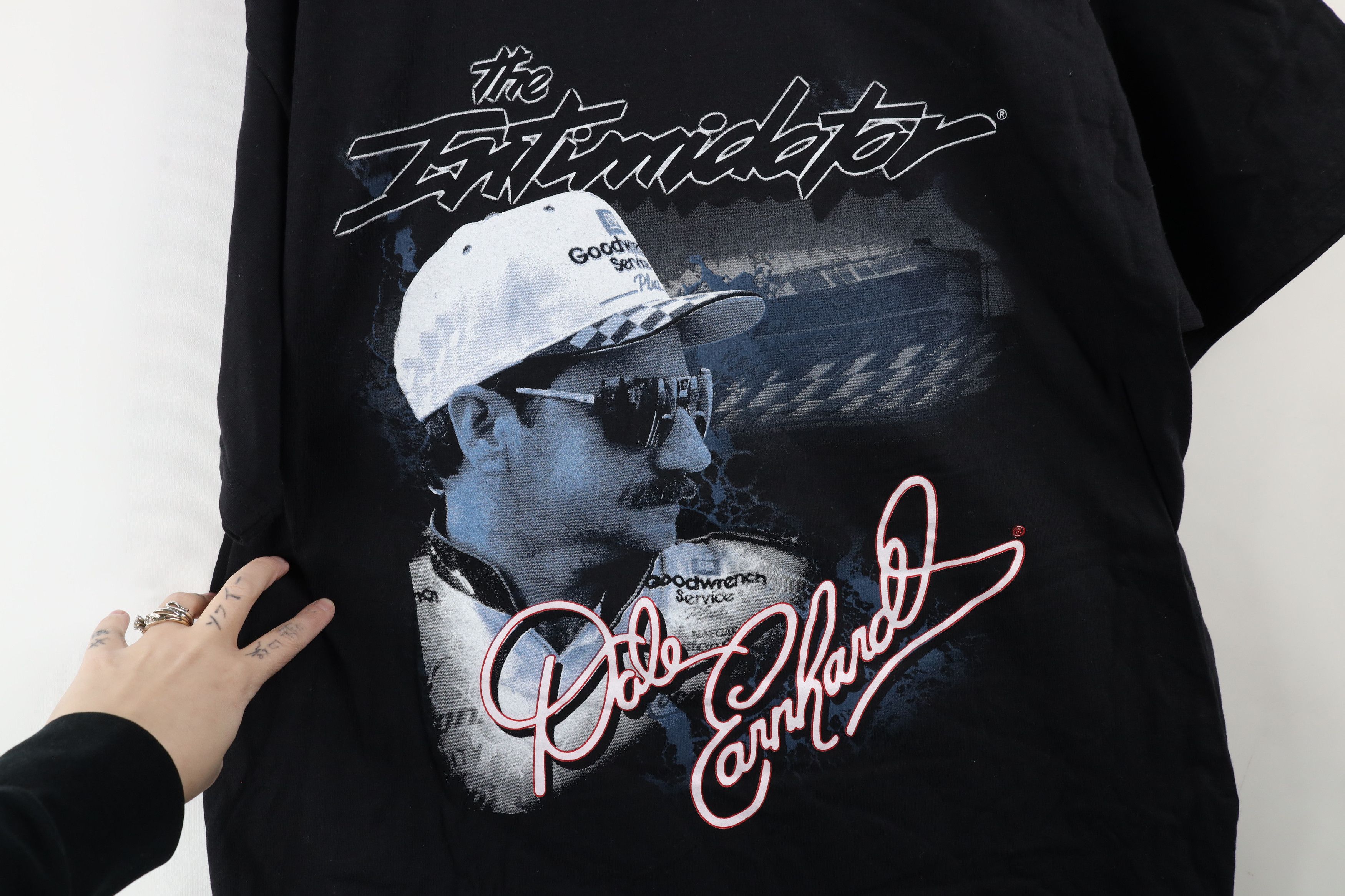 Vintage Deadstock Y2K NASCAR Dale Earnhardt Racing T-Shirt Black Size US XL / EU 56 / 4 - 4 Thumbnail