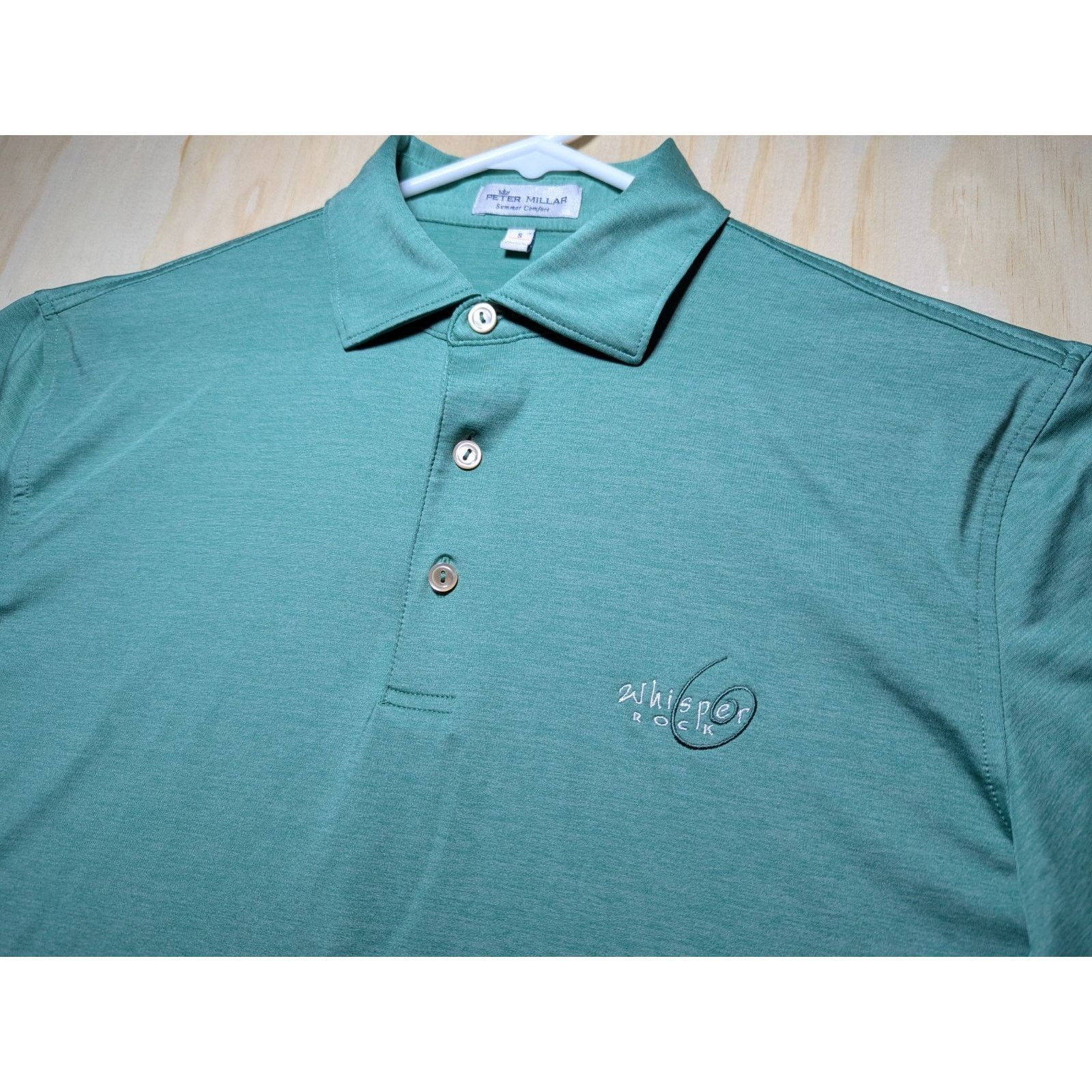 Peter Millar Peter Millar Men's Small Summer Comfort Polo Whisper Rock Size US S / EU 44-46 / 1 - 3 Thumbnail