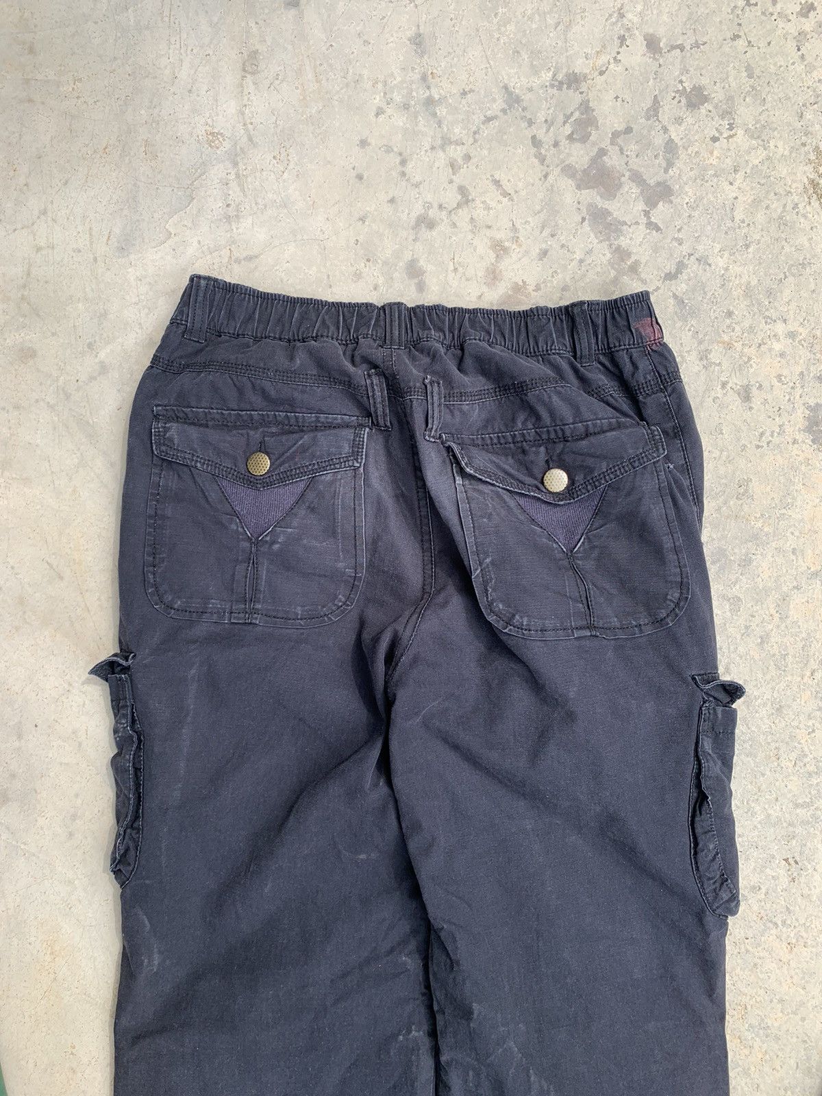 Vintage Faded Black baggy Cargo Pant Size US 32 / EU 48 - 6 Thumbnail