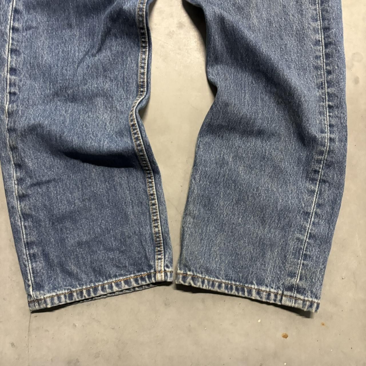 Levi's Crazy Vintage Y2K/2000s Levis 505 Essential Medium Wash Denim Jeans! Size US 36 / EU 52 - 5 Thumbnail