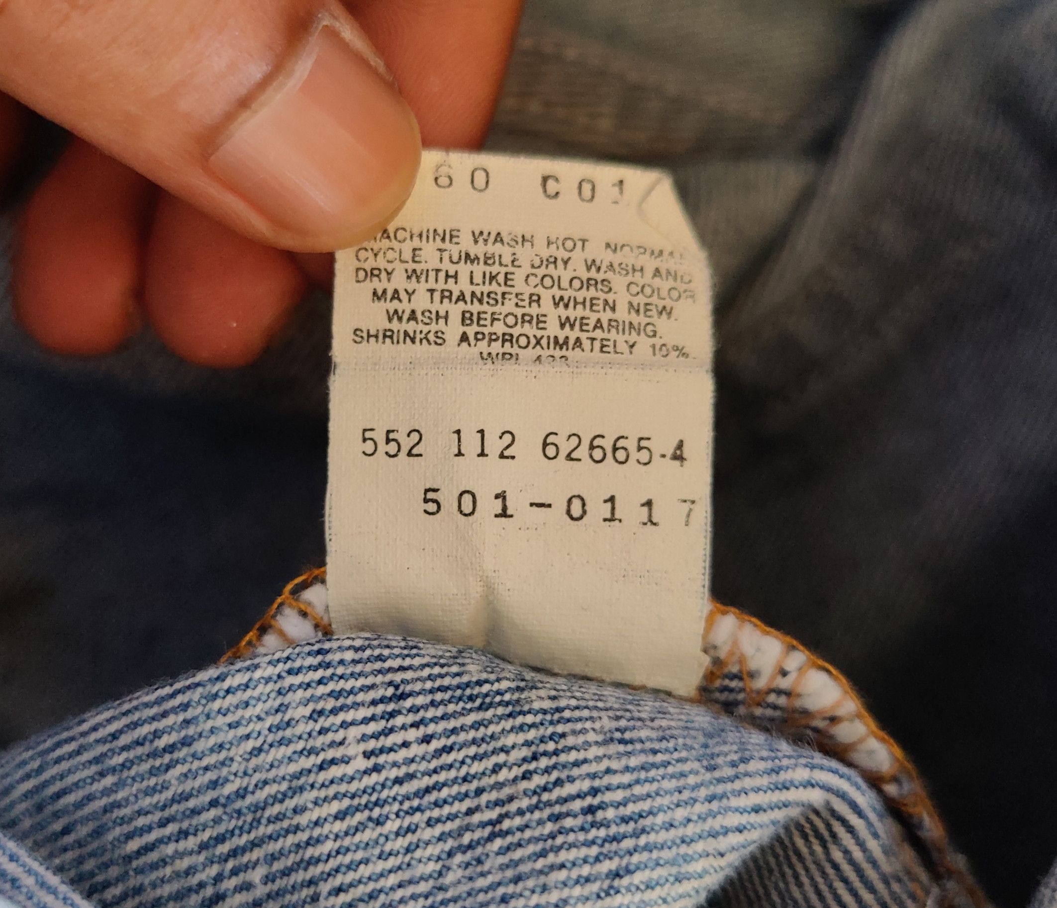 Levi's Vintage Levis 501xx Button fly Non selvedge Size US 36 / EU 52 - 9 Thumbnail
