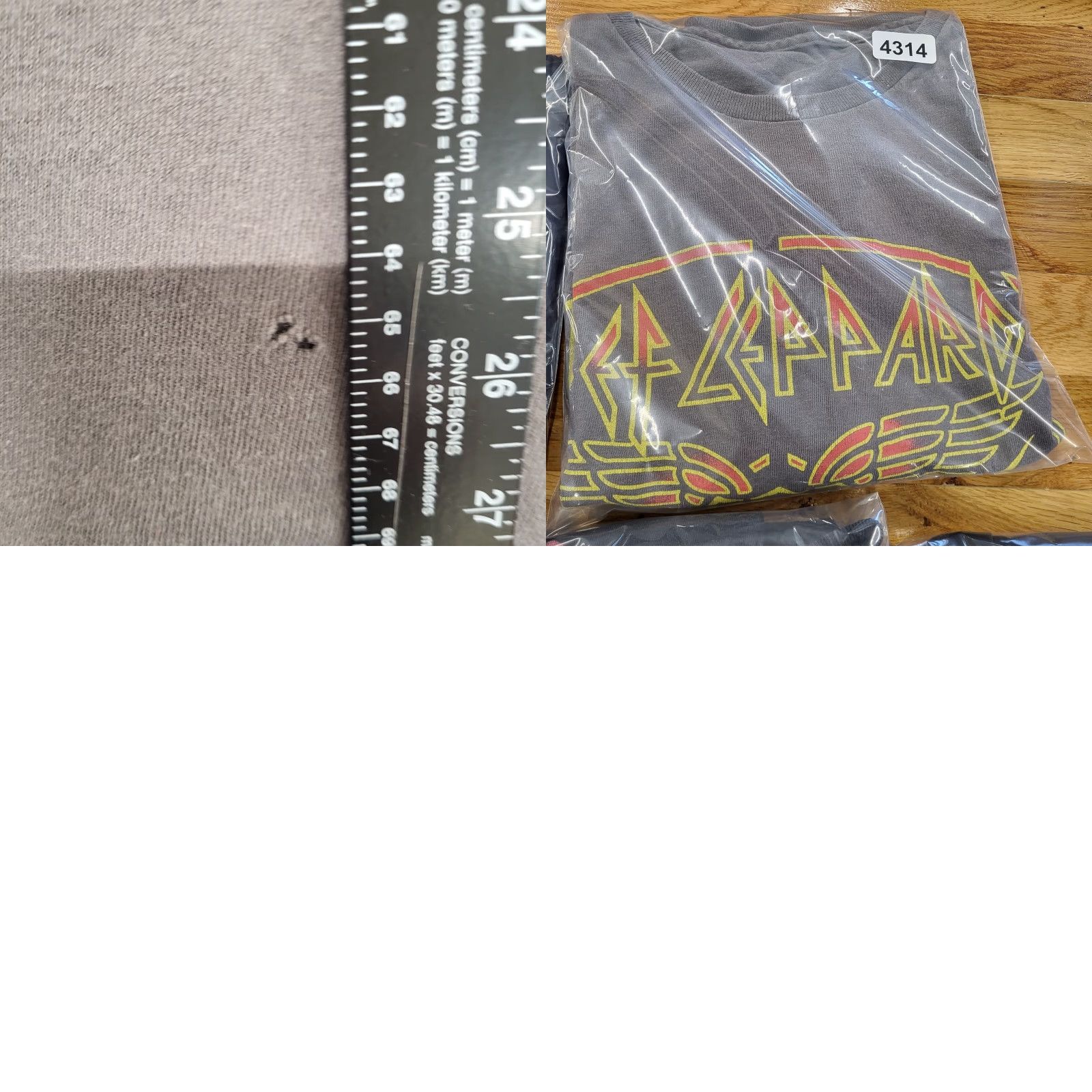 Vintage Def Leppard Tour T-Shirt Men Large Brown Rock Brigade 2018 Band READ Shirt Mens Concert 2018 Size US L / EU 52-54 / 3 - 9 Thumbnail