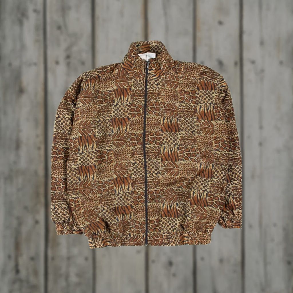 Vintage VINTAGE Checkered Animal Print 90s Jacket Medium Polyester Kaktus Ragstock Mens Size US M / EU 48-50 / 2 - 1 Thumbnail