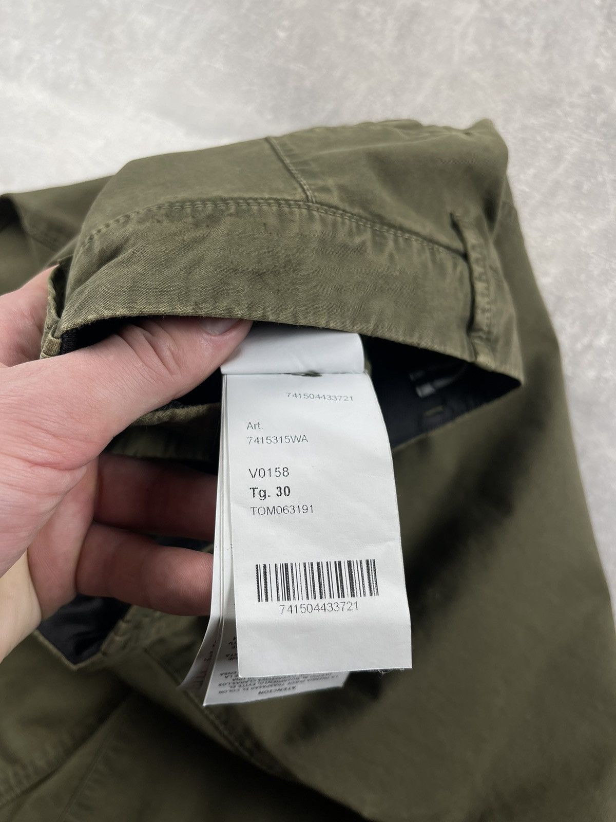 Stone Island Stone Island Type RE Utility Pants Olive Green Size US 30 / EU 46 - 14 Thumbnail