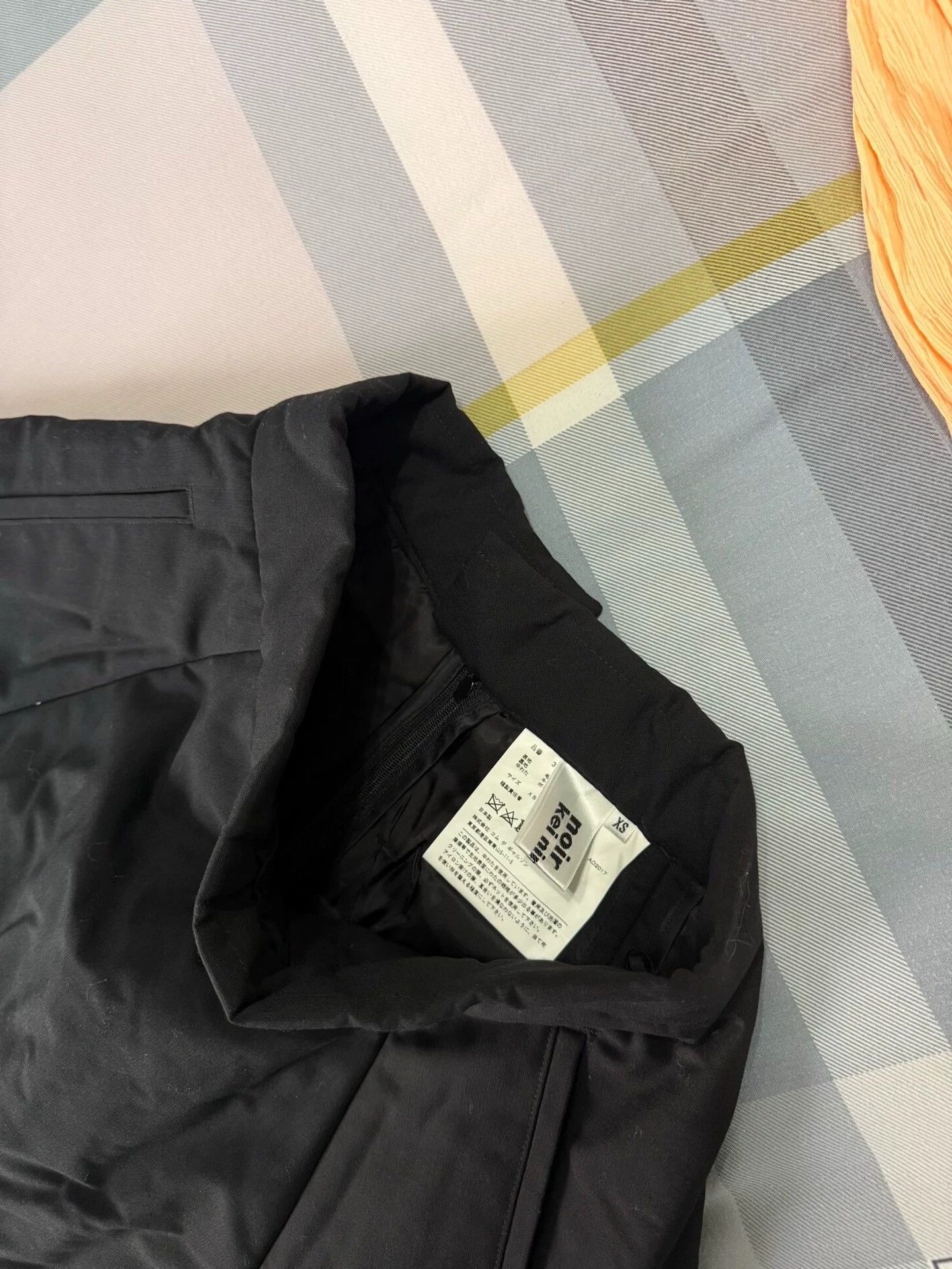 Noir Kei Ninomiya CDG Noir Kei Ninomiya cotton padded skirt waist 66cm Size XS / US 0-2 / IT 36-38 - 4 Thumbnail