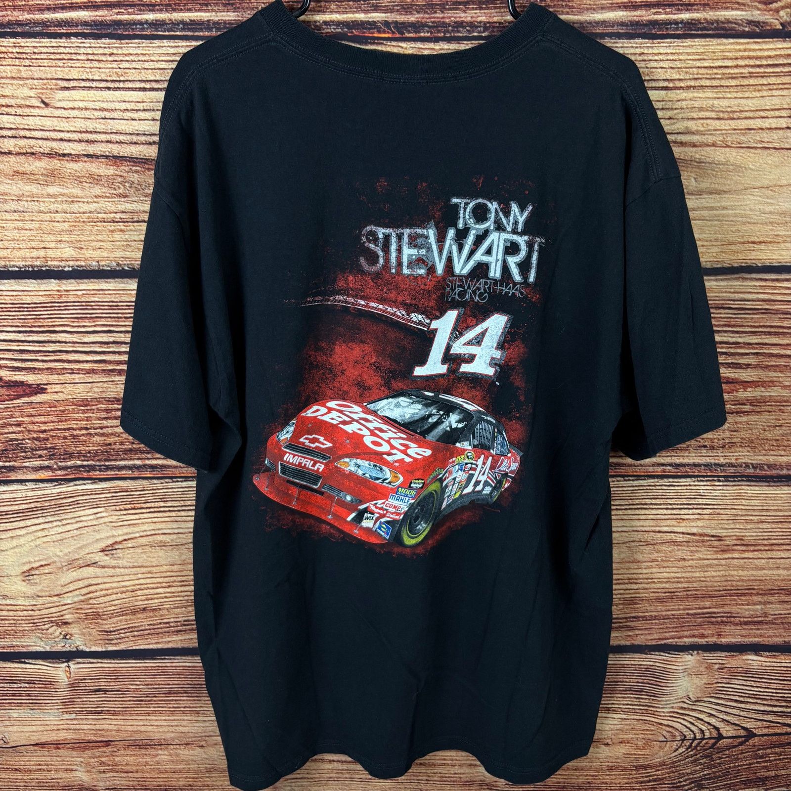 NASCAR × Vintage 2010 Tony Stewart Office Depot Nascar Racing T-shirt Size US XL / EU 56 / 4 - 4 Thumbnail