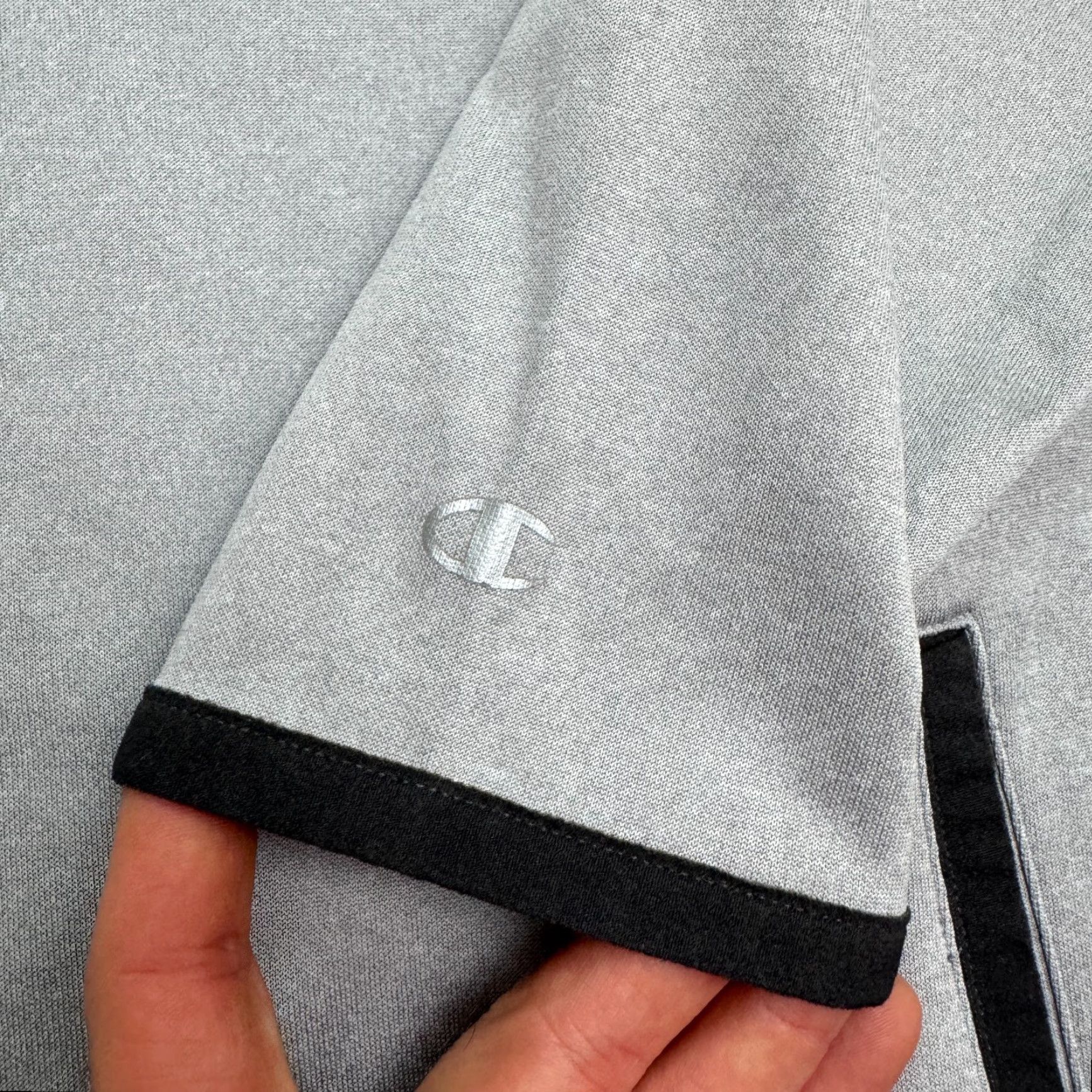 Champion Champion Tech Fleece Pullover Jacket Sweatshirt Mens Large Gray Crew Neck Active Size US L / EU 52-54 / 3 - 6 Thumbnail