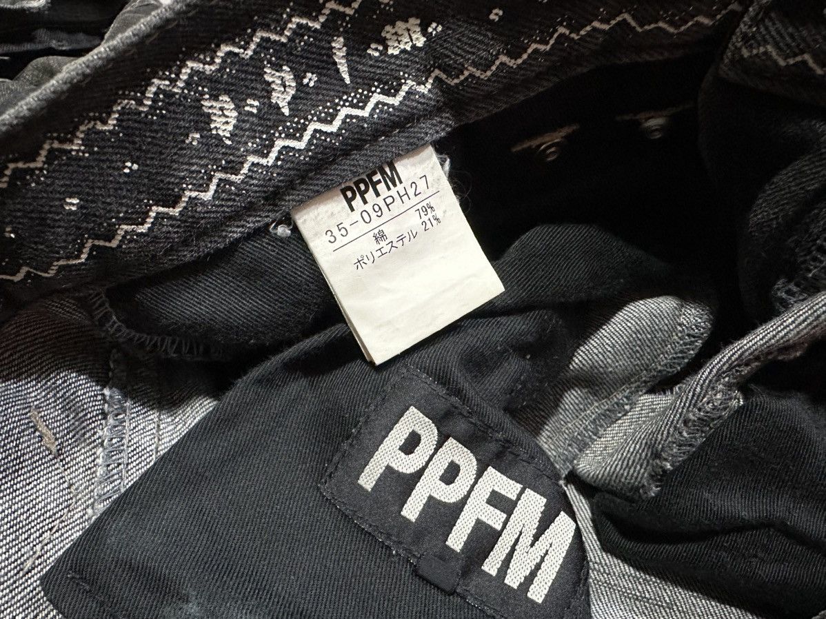 Japanese Brand × Le Grande Bleu (L.G.B.) × PPFM 🔥Sick Y2K PPFM Cargo Black Denim Detachable 3D Pockets Size US 30 / EU 46 - 16 Thumbnail
