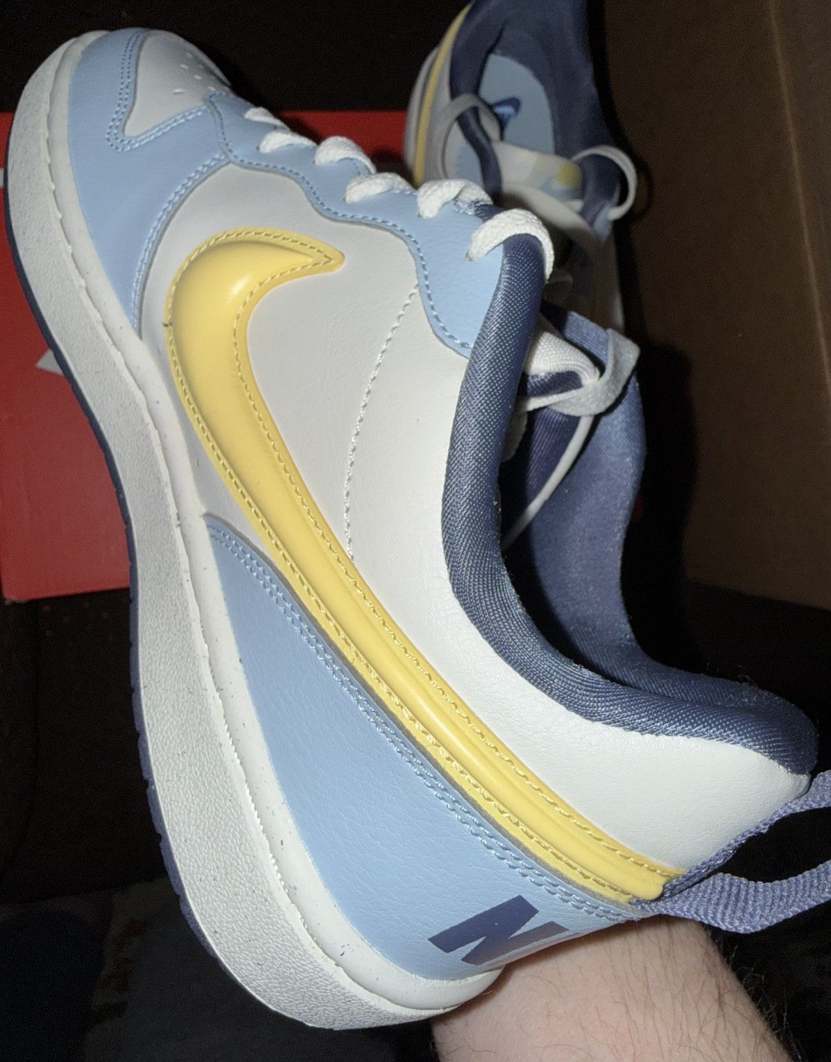 Nike Nike “Puff Print” lowtop Court Borough Recraft, sz7/8.5w NEW Size US 8.5 / IT 38.5 - 12 Thumbnail