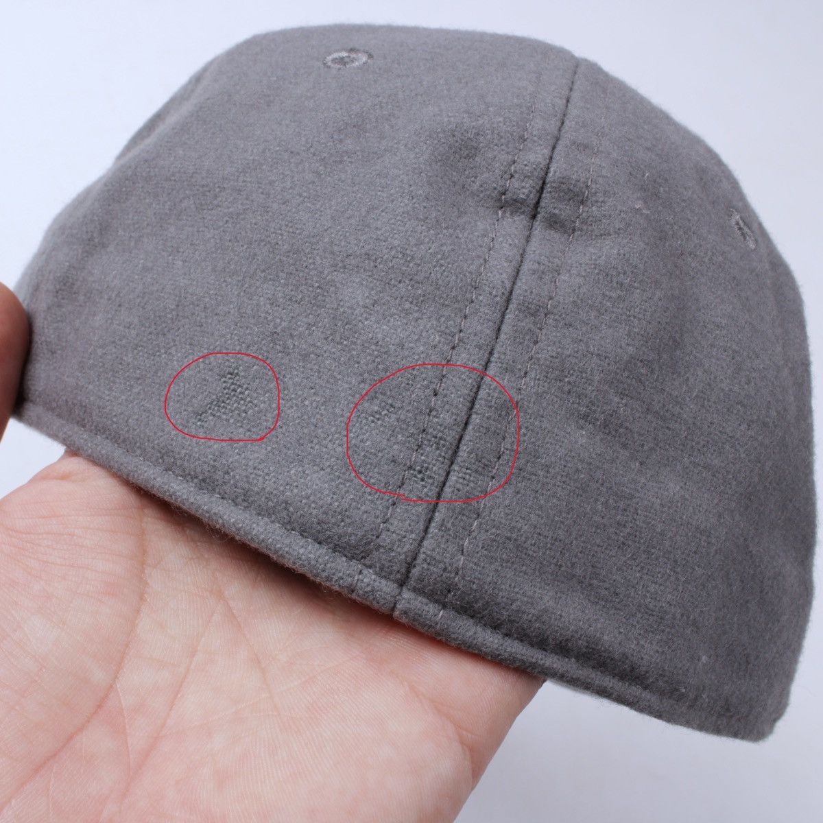 Champion × Vintage CHAMPION Big Logo Wool Blend Gray Cap Snapback Size ONE SIZE - 11 Thumbnail