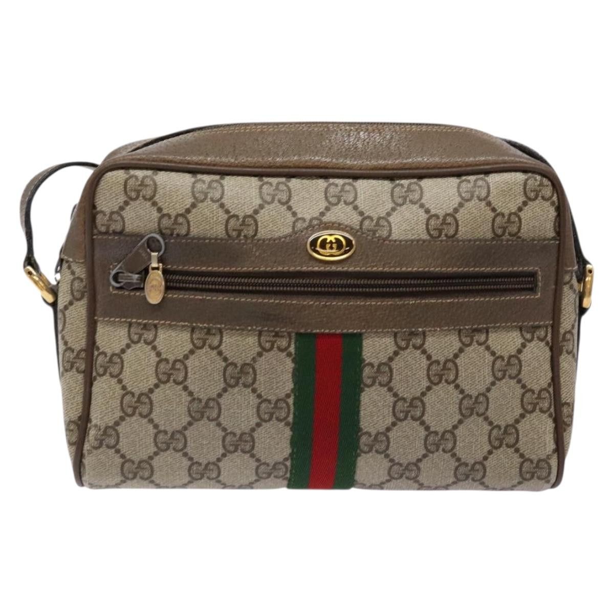 Gucci GUCCI GG Supreme Web Sherry Line Shoulder Bag Pvc Beige 68 Size ONE SIZE - 2 Thumbnail