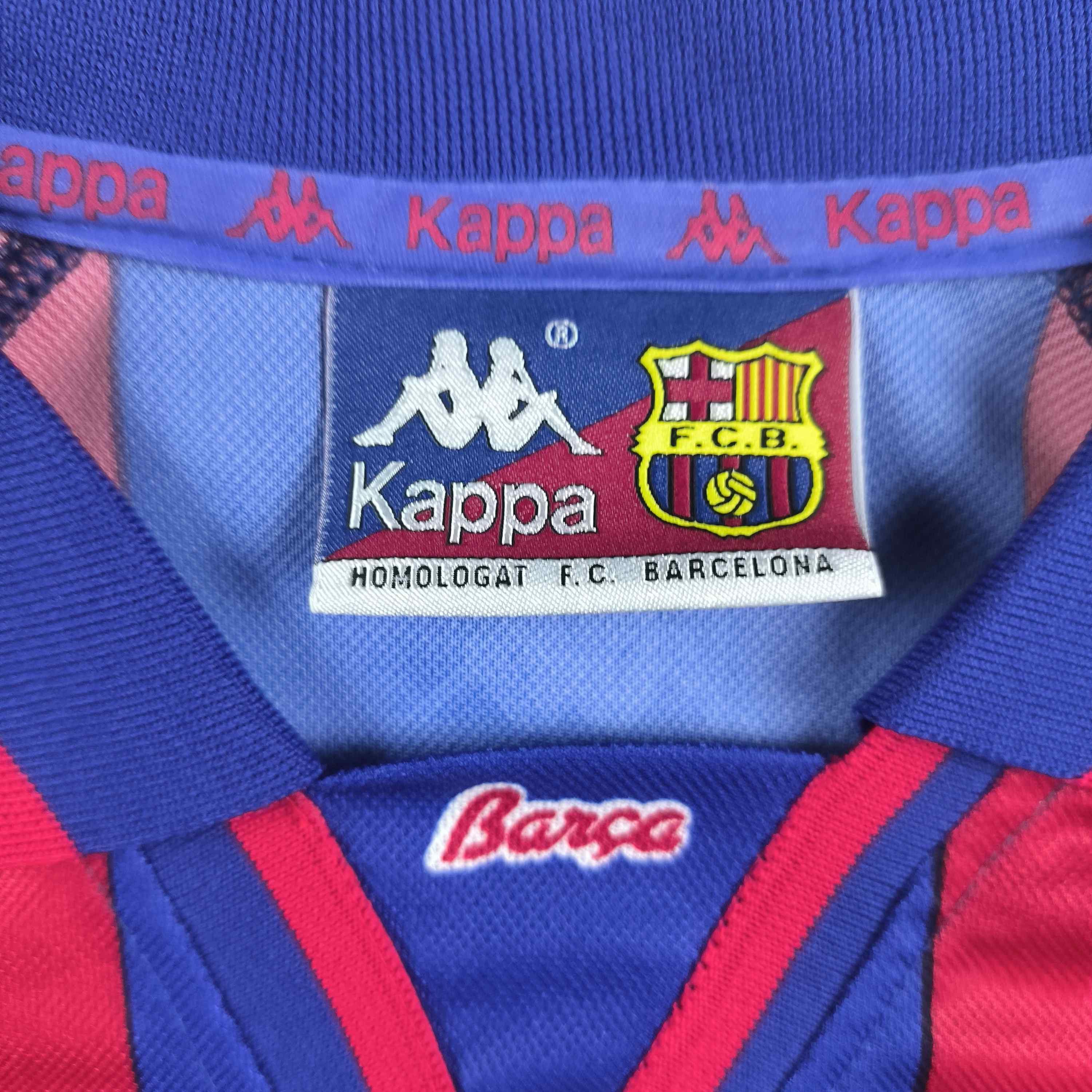 Kappa FC Barcelona 1995-97 Kappa home football jersey size XL Size US XL / EU 56 / 4 - 4 Thumbnail