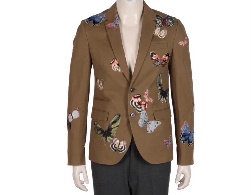 Valentino Valentino Butterfly Men's Suit Size 46S - 2 Thumbnail