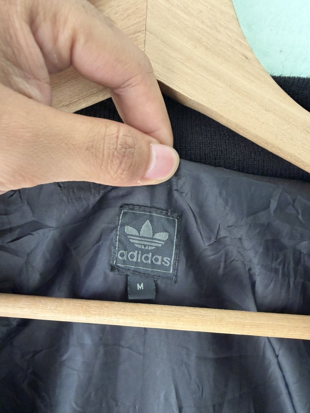 Adidas Adidas Firebird Tre Foil Wool Leather Sleeve Size US M / EU 48-50 / 2 - 9 Thumbnail