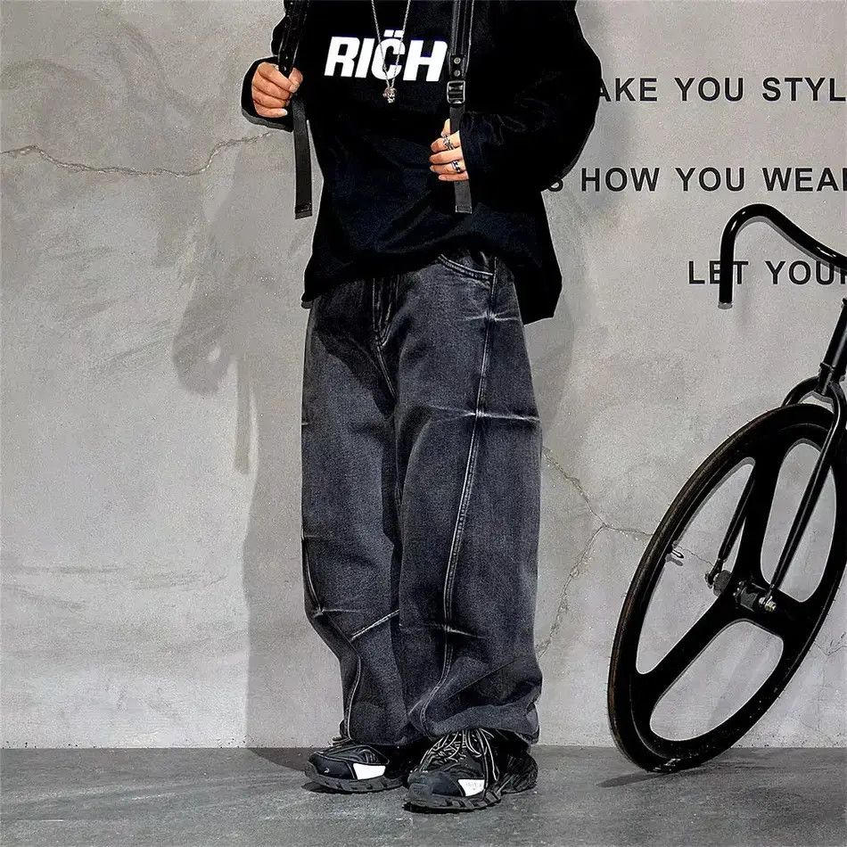 Japanese Brand Streetwear Baggy Vintage Washed Jeans Pants Size US 30 / EU 46 - 5 Thumbnail