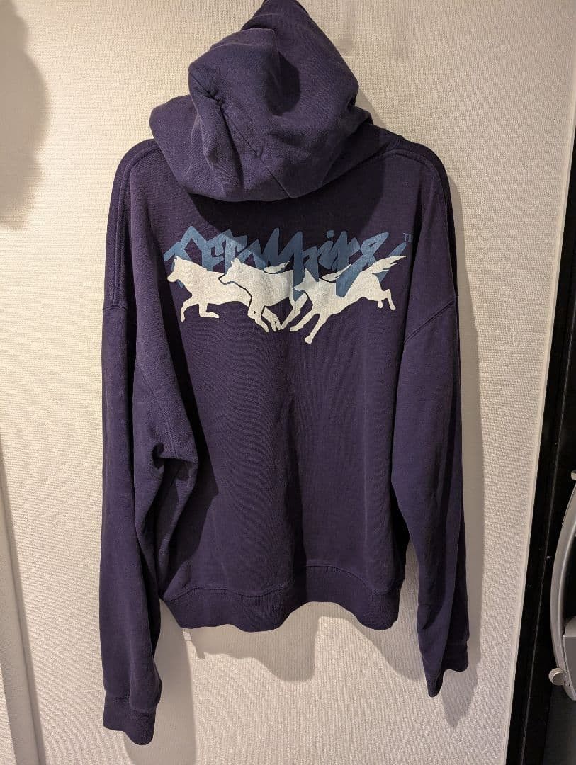 Off-White Off-White FW21 Running Wolves Hoodie Size US L / EU 52-54 / 3 - 2 Thumbnail