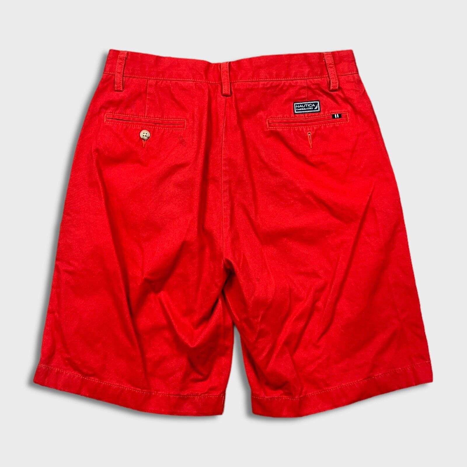 Nautica × Vintage Nautica Shorts sz 30 Logo Preppy Casual Chino Outdoor Pants Size US 30 / EU 46 - 2 Thumbnail