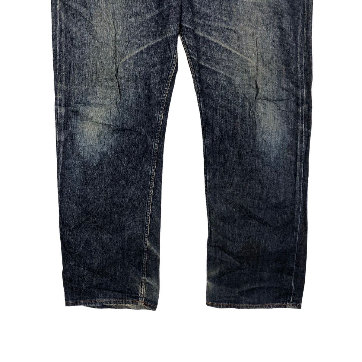 Japanese Brand 🔥90s Vintage Distressed Denim Jeans Black Bart Volcom Japan Size US 34 / EU 50 - 4 Thumbnail