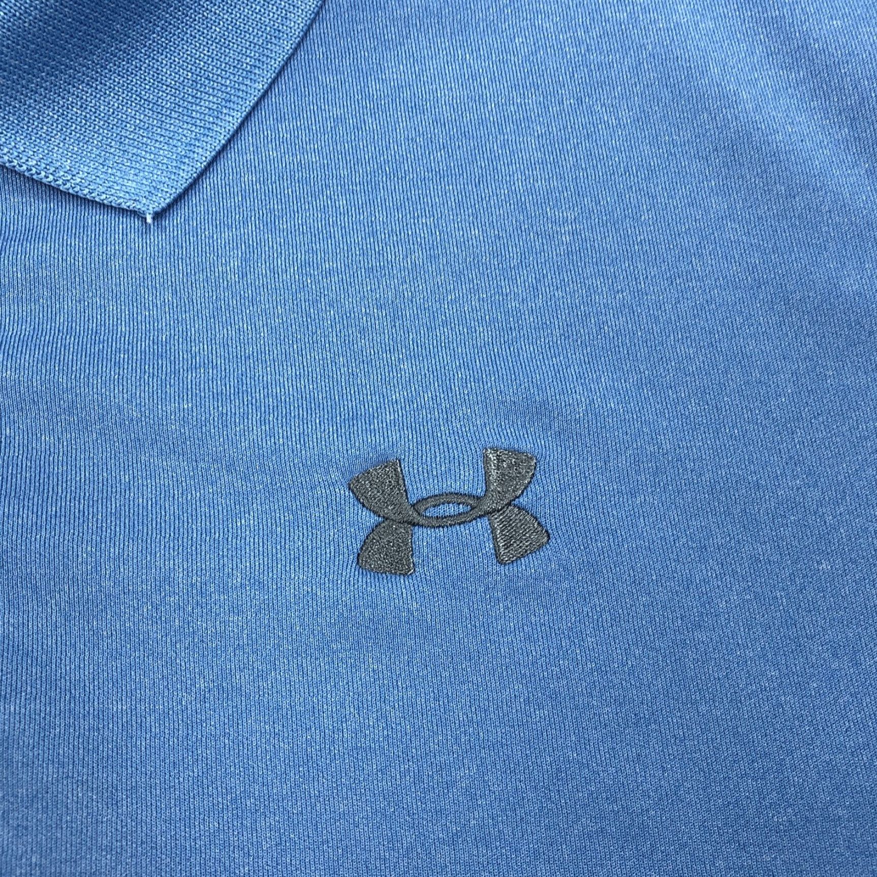 Under Armour Under Armour Men's 2XL Loose Fit HeatGear Polo Shirt Blue Short Sleeve Golf Gym Training Casual Performance Fabric Moisture Wicking Size US XXL / EU 58 / 5 - 4 Thumbnail