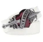 Other Gold Color Buckle White Belt Love Hunter Belt Size ONE SIZE - 4 Thumbnail