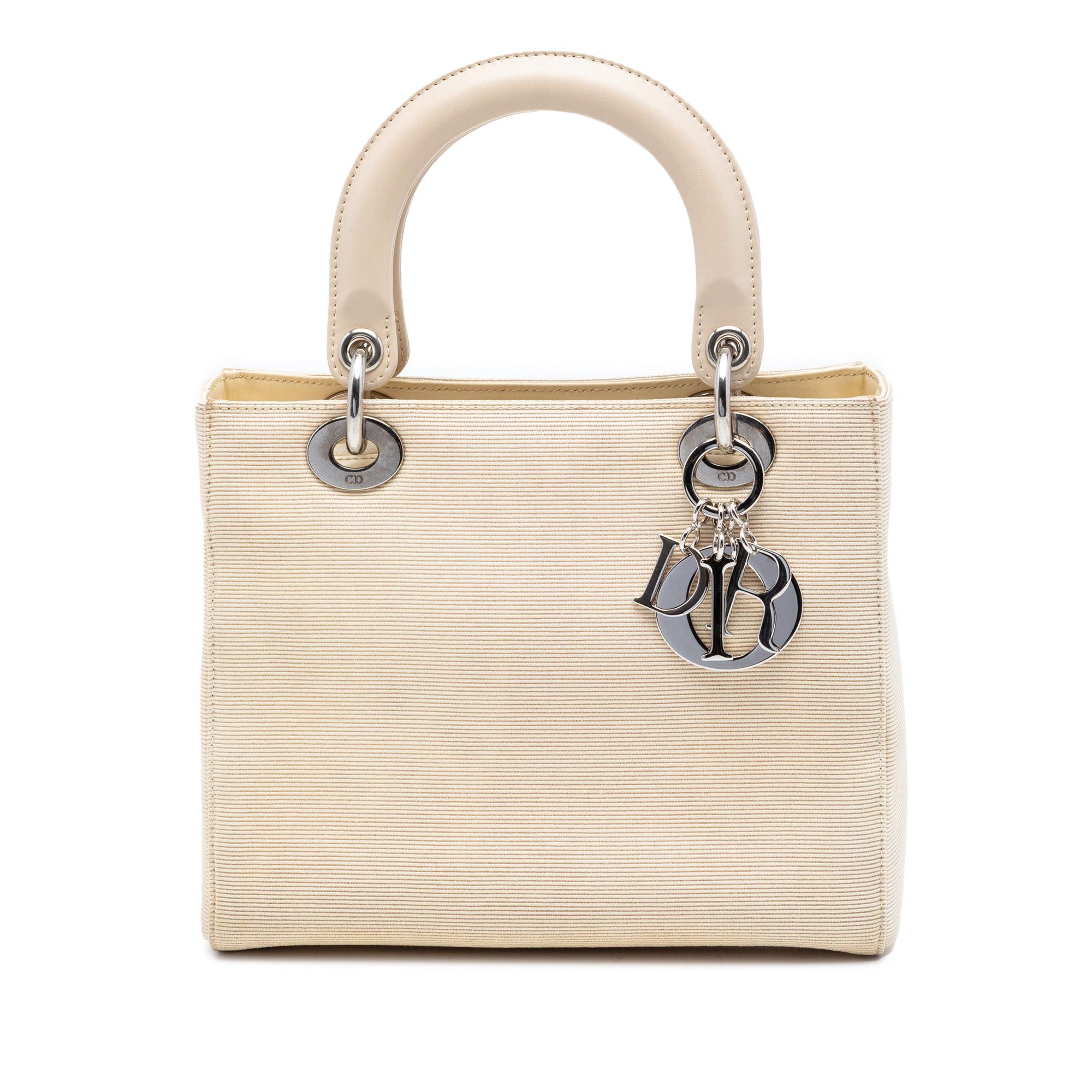 Dior Medium Canvas Lady Dior Size ONE SIZE - 1 Thumbnail