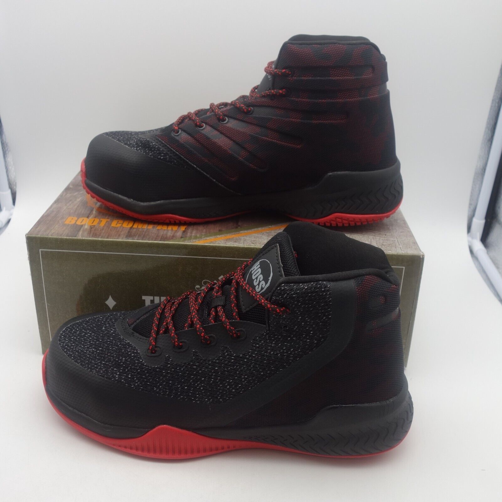 Other NEW Hoss Boots Rim Fly High Top Composite Toe Slip Resistant Size US 8.5 / EU 41-42 - 3 Thumbnail