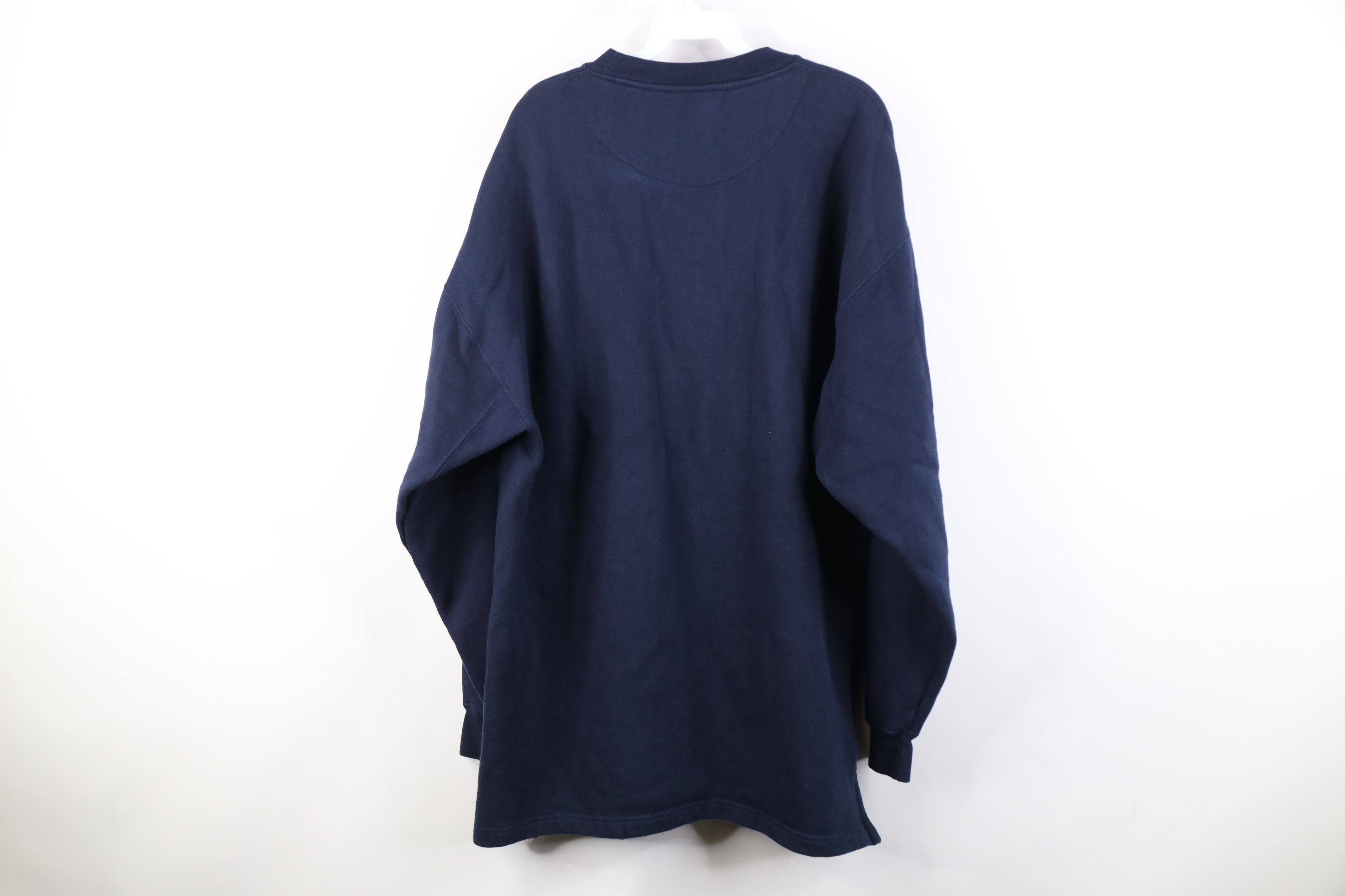 Vintage Deadstock Vintage 90s Y2K Streetwear Fit Sweatshirt Blue Size US XL / EU 56 / 4 - 13 Thumbnail