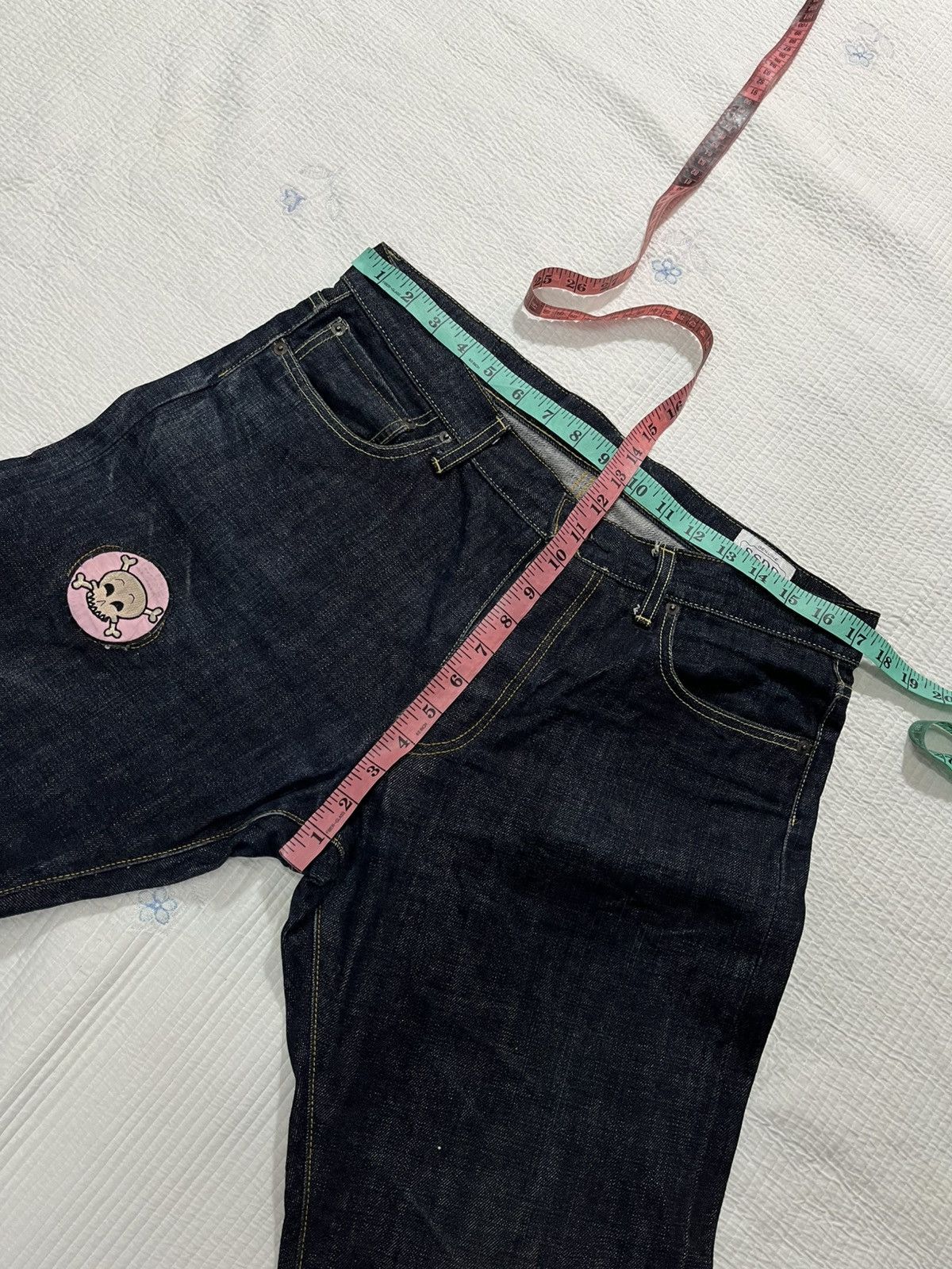 FUCT × Japanese Brand × SSDD SSDD BY FUCT JAPANESE BRAND NON SELVEDGE JEANS Size US 34 / EU 50 - 10 Thumbnail