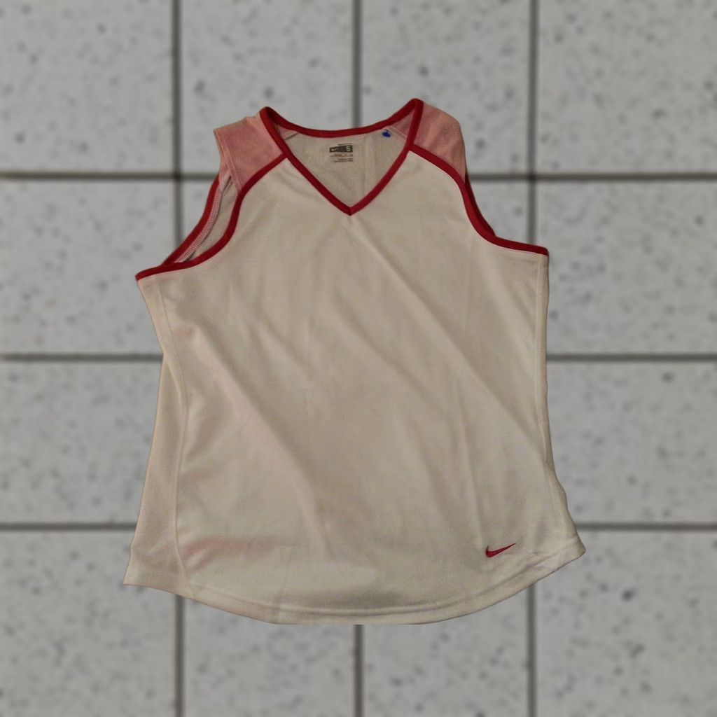 Nike Nike Tank Shirt Womens Small White S Size S / US 4 / IT 40 - 1 Thumbnail